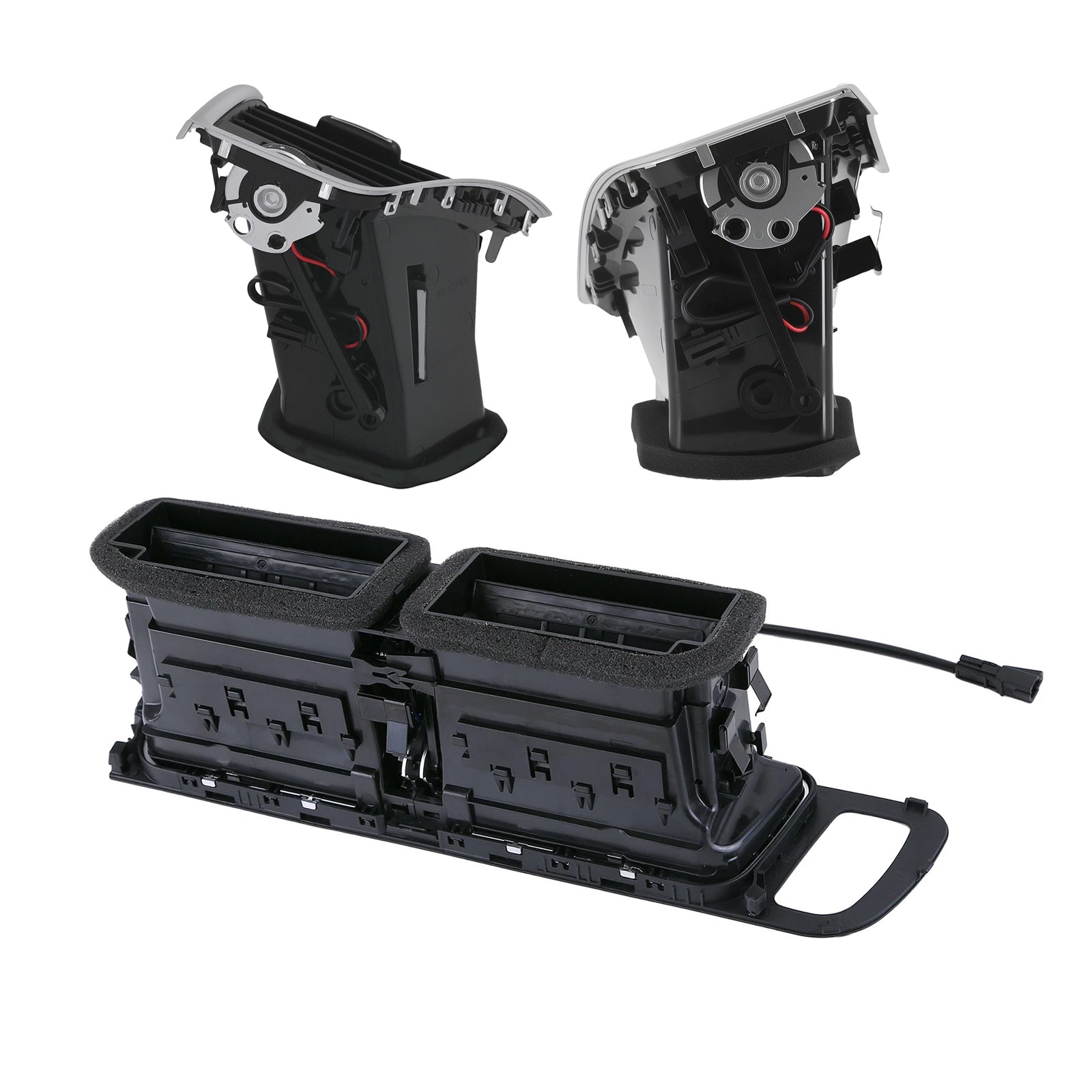 8R1820951 8R1820902 3pcs Center Panel Dash Louver Air Vent A/C Outlet For Audi SQ5 3.0L 2009-2017