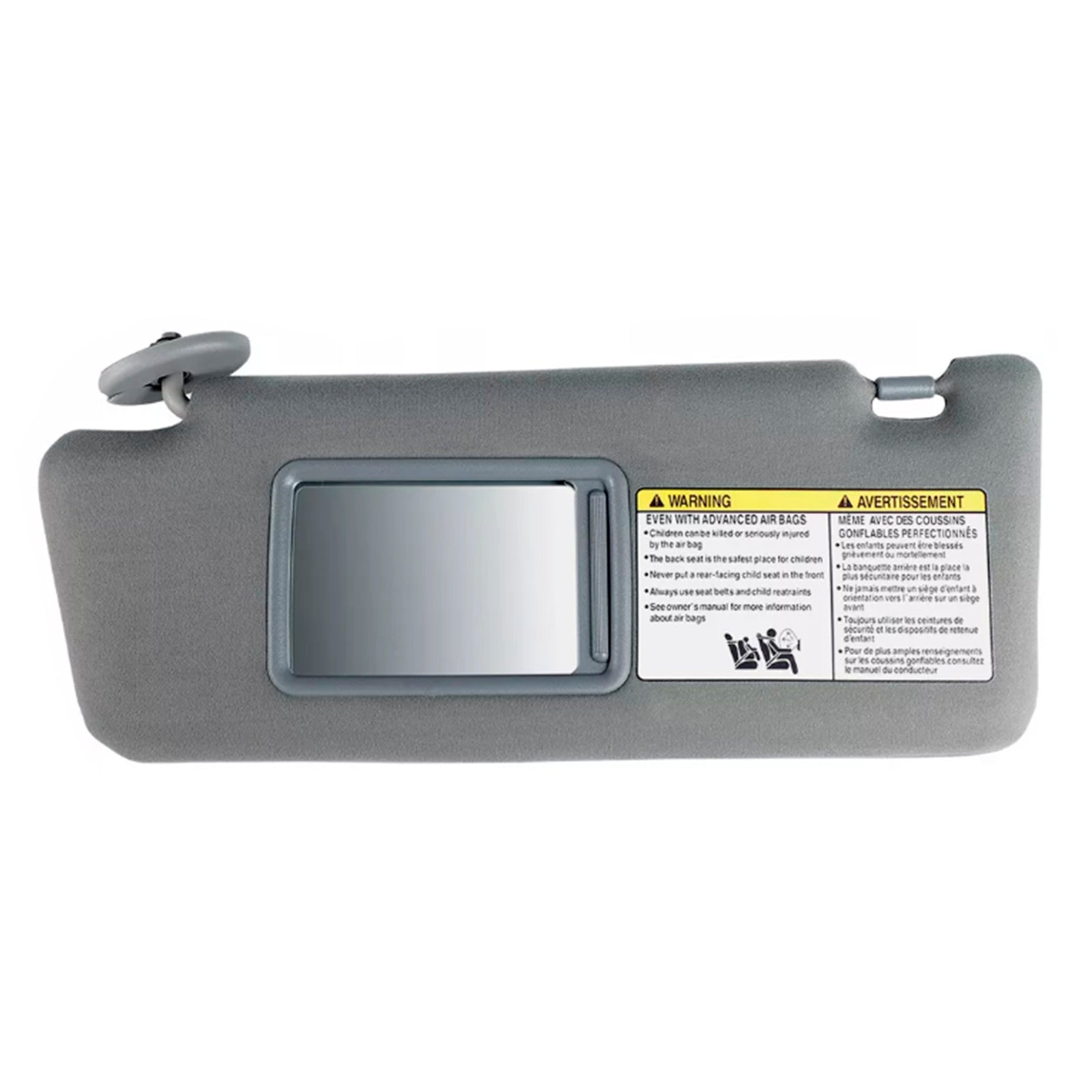 2005-2015 Toyota Tacoma Gray Left Side Sun Visor 74320-04181-B1