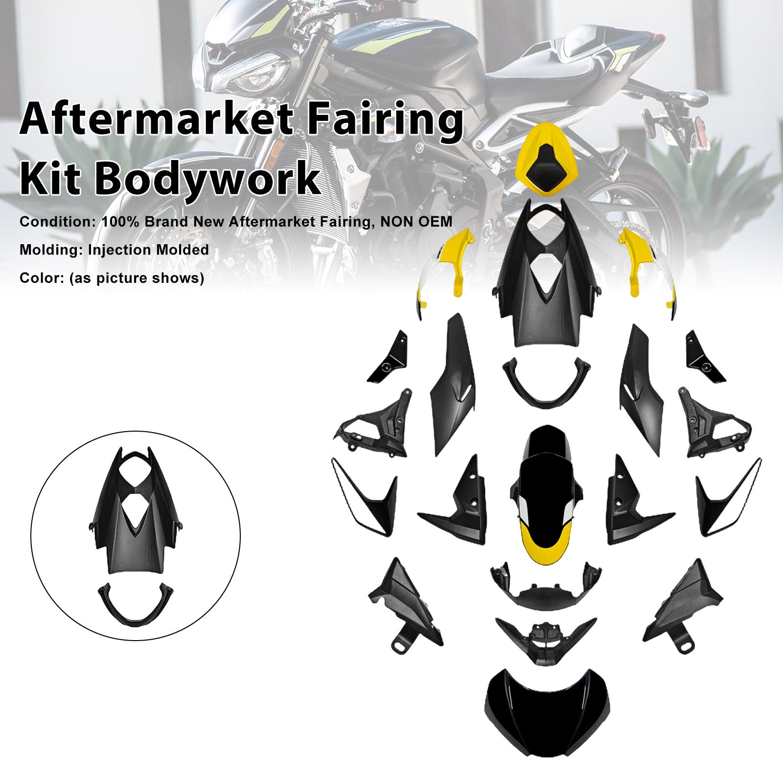 2020-2022 for Street Triple 765 R/RS Injection Bodywork Fairing Kit