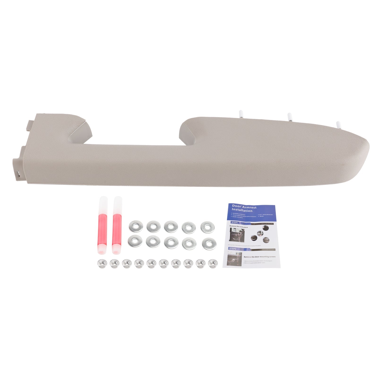 Front Right Armrest Repair Kit For Chevy Silverado 1500 2500HD 2010-2014 Gray