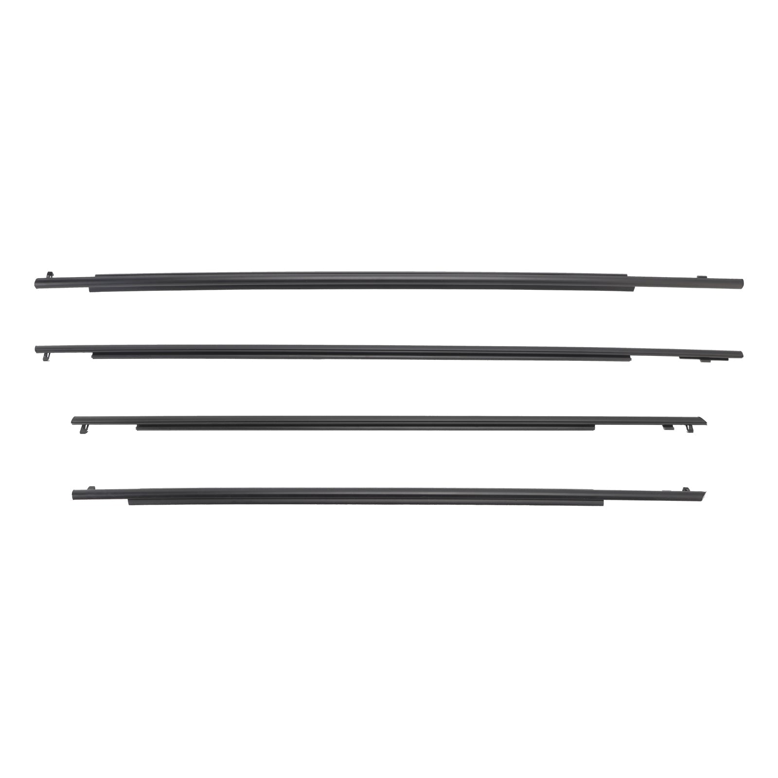 2010-2015 Toyota Prius 4PCS Door Glass Belt Outer Molding Weatherstrip