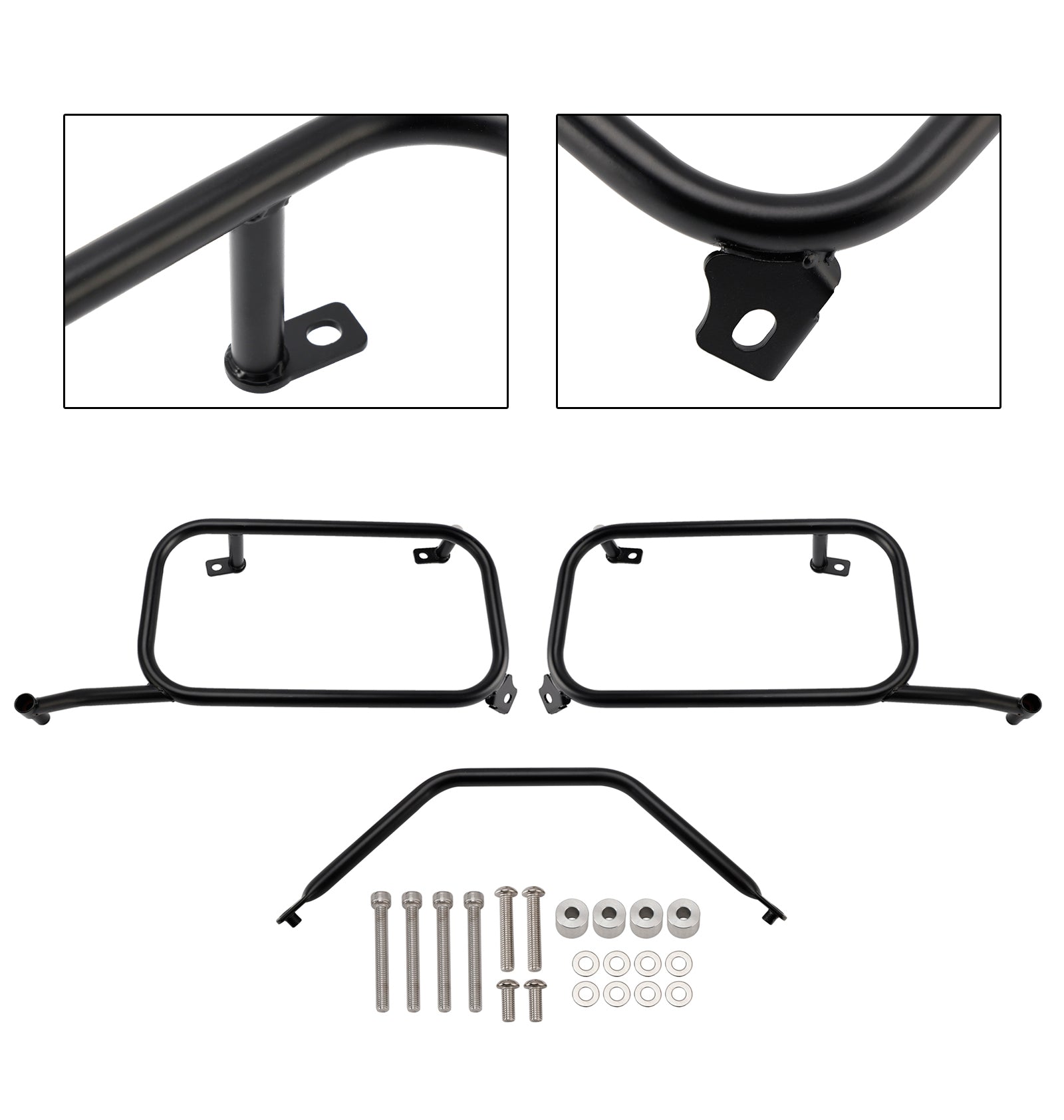 2024-2025 Tiger 1200 Side Saddle Bag Mounting Bracket Black Left&Right