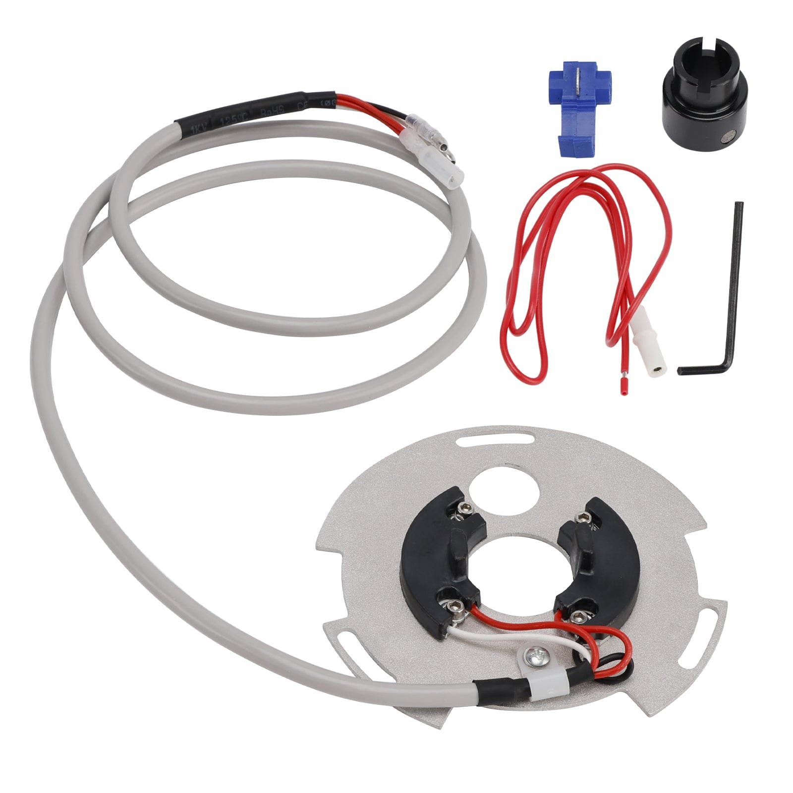 Ignition Points Plate Assy For Kawasaki 73-75 Z1, 76-77 KZ900, 77-80 KZ1000