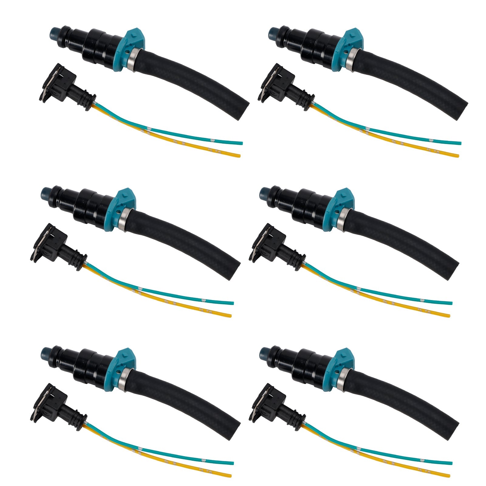 Mercedes-Benz 280SEL 450SE 280SEL 4.5L V8 6PCS Fuel Injector 0280150036