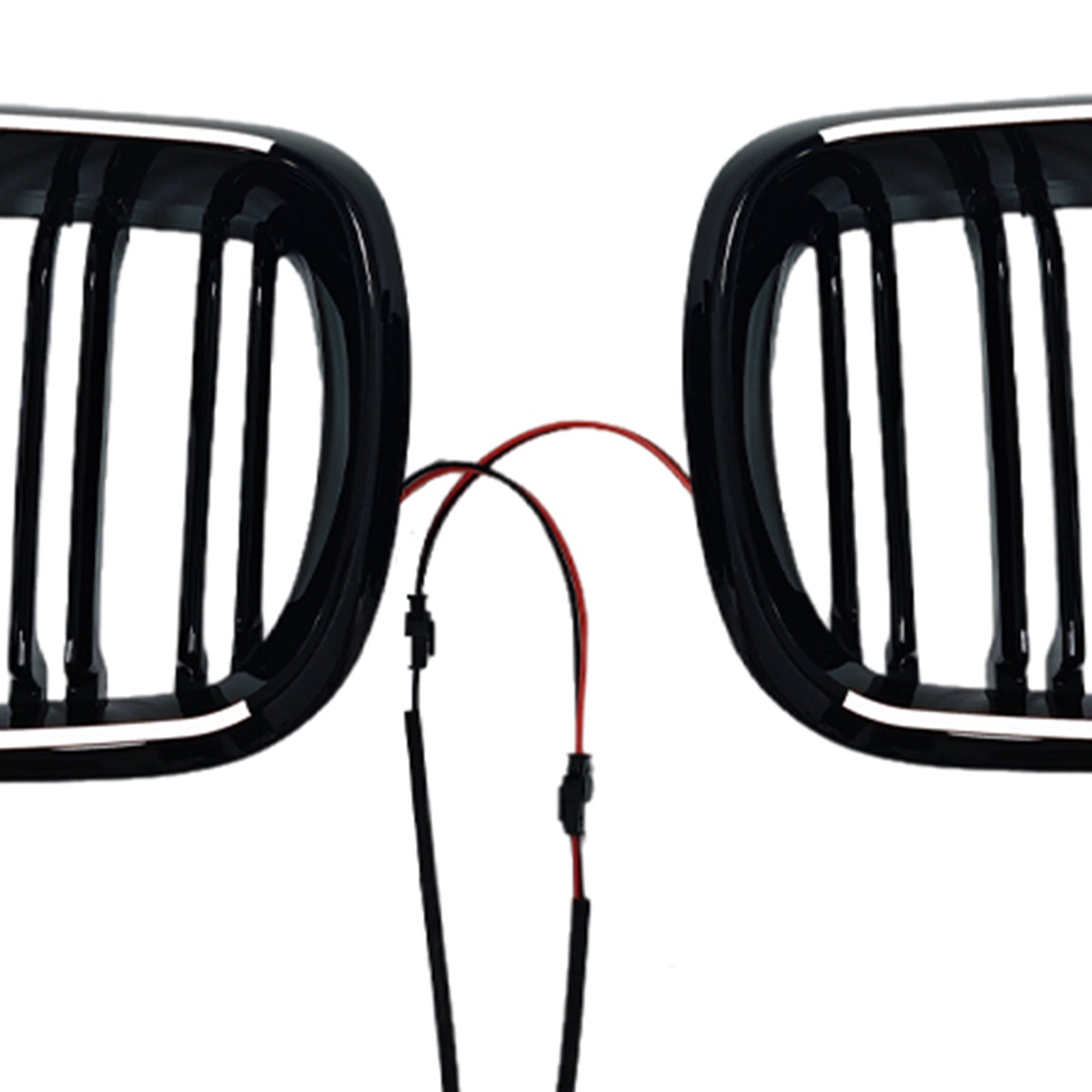 2013-2017 For BMW X5 F15 35d xDrive/35i/35i xDrive/40e xDrive/50i xDrive Double Slat Front Bumper Kidney Grille