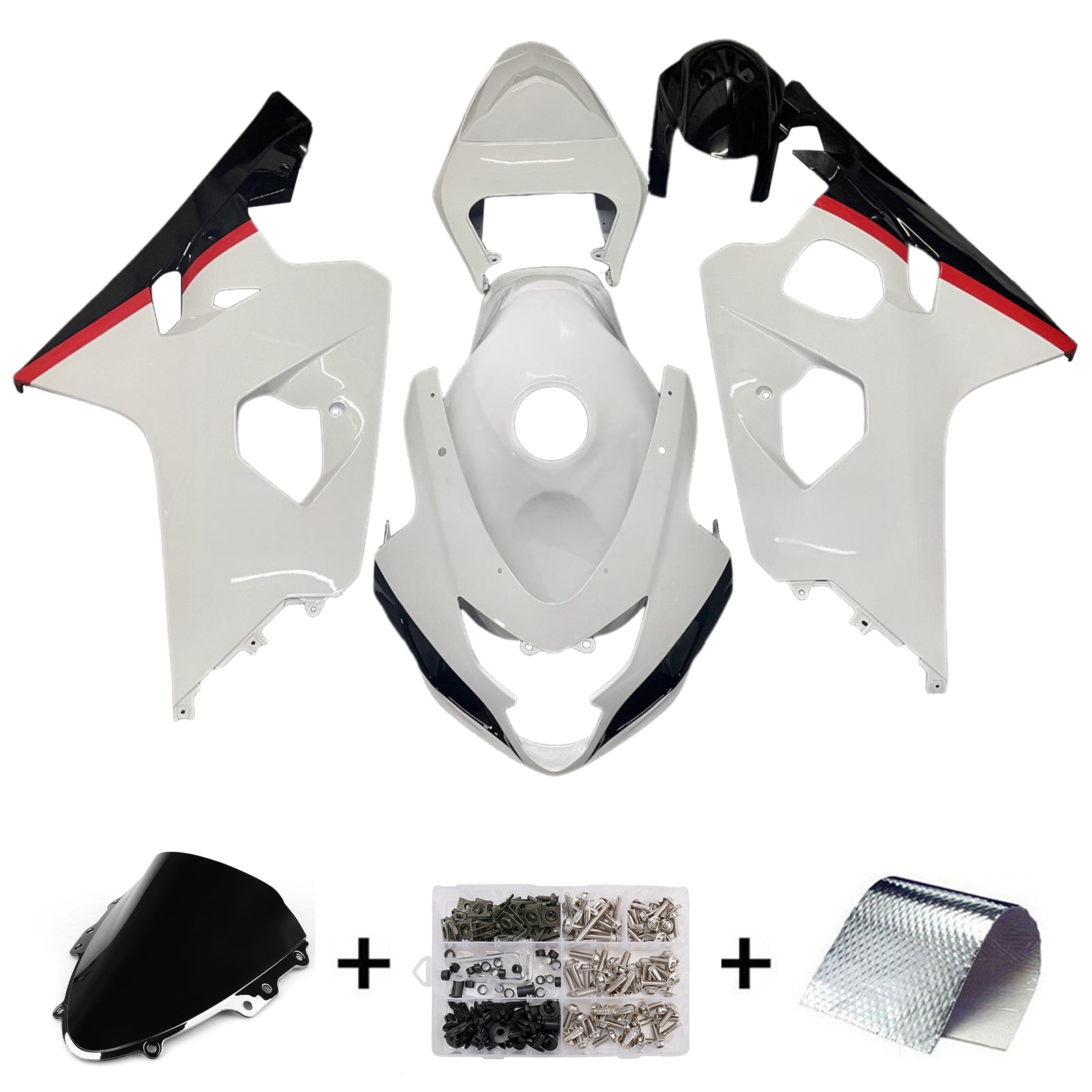 Injection Fairing Kit Bodywork Plastic ABS For Suzuki GSXR 600/750 2004-2005 K4