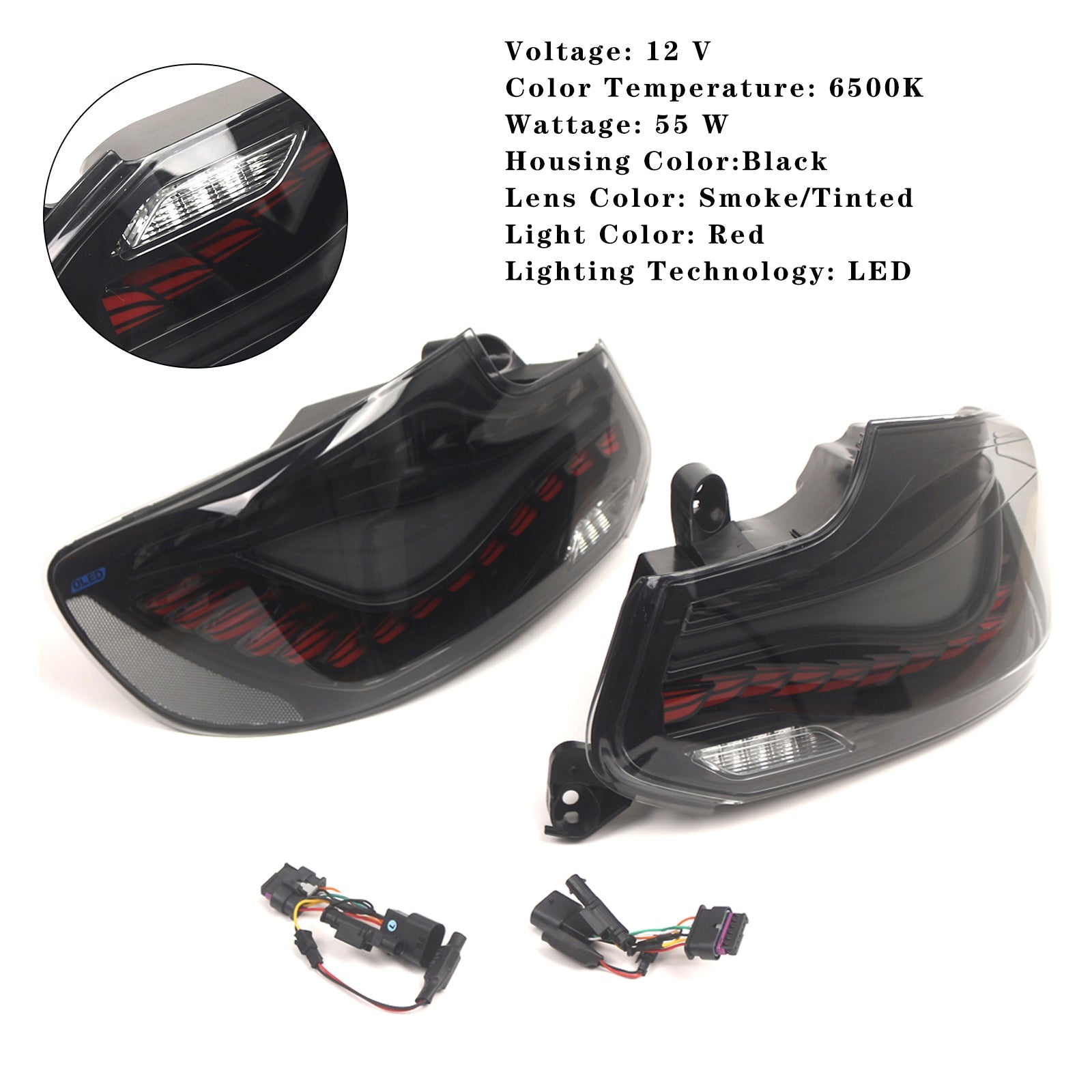 L&R Smoked LED Tail Lights Rear Lamp Assembly For BMW 2 F22 F23 F87 14-20