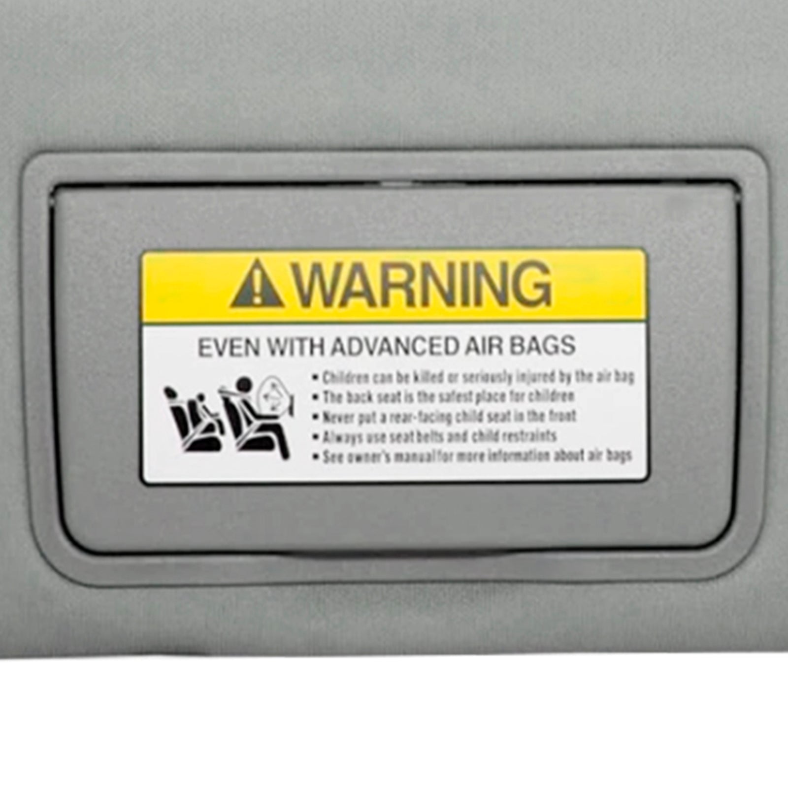 2008-2017 Honda Accord Gray Left Driver Side Sun Visor 83280TA5A51ZA