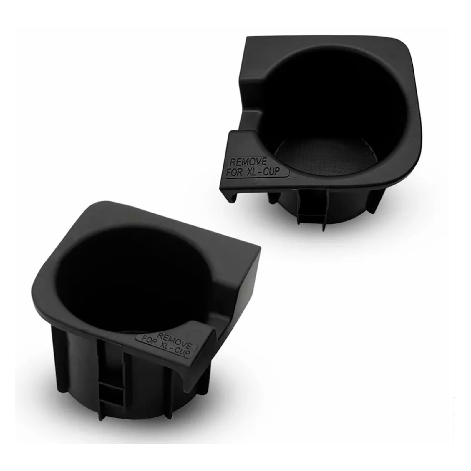 2005-2017 Toyota Tacoma 2PCS Right+Left Black Center Console Cup Holder Insert