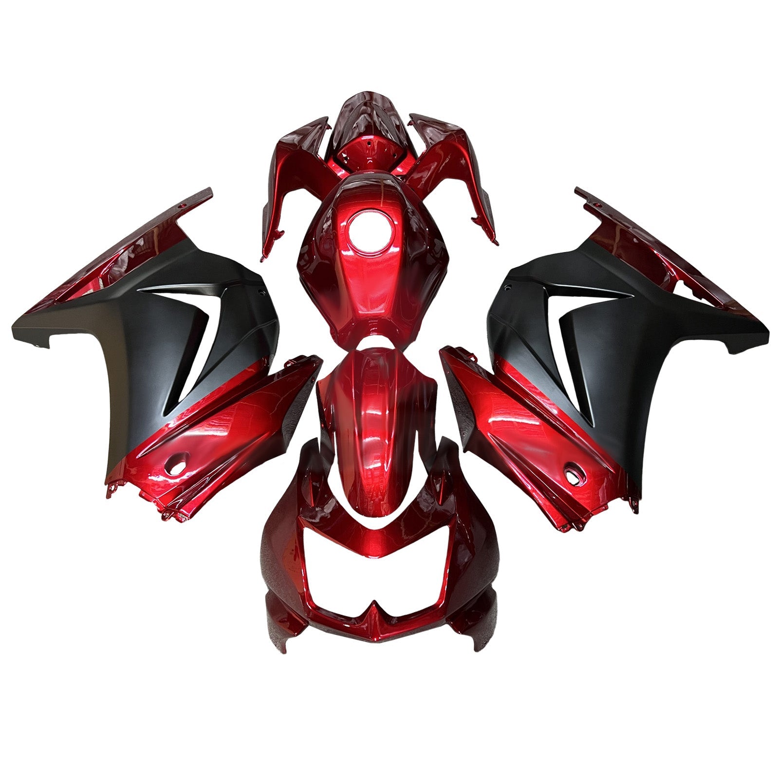 Injection Fairing Kit Bodywork Plastic ABS fit For Kawasaki EX250 Ninja250R 2008-2012