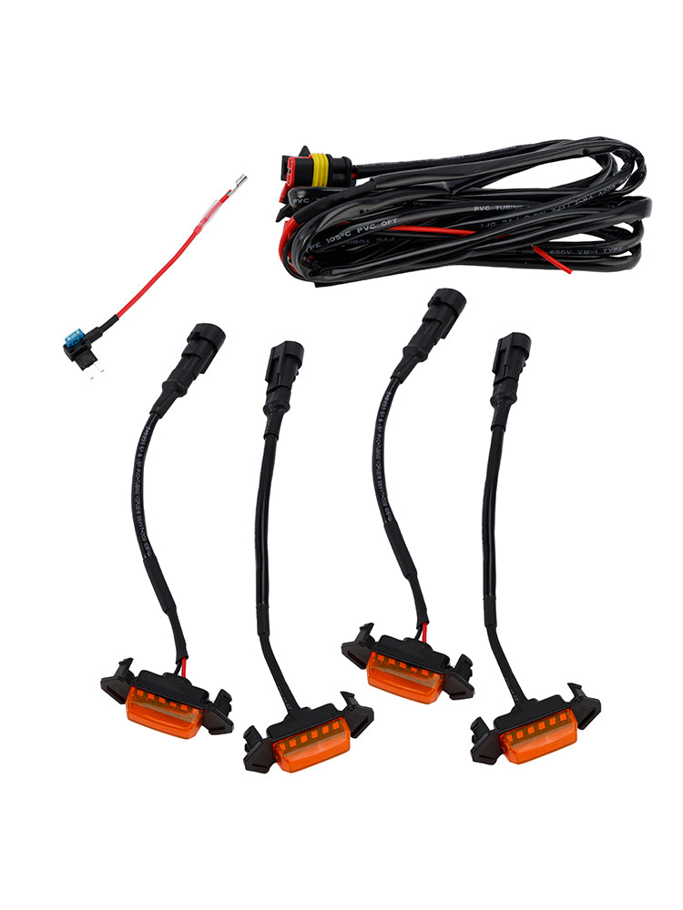 2016-2023 Toyota Tacoma Yellow Lens Amber Light Front Grille LED Light Kit PT228-35170