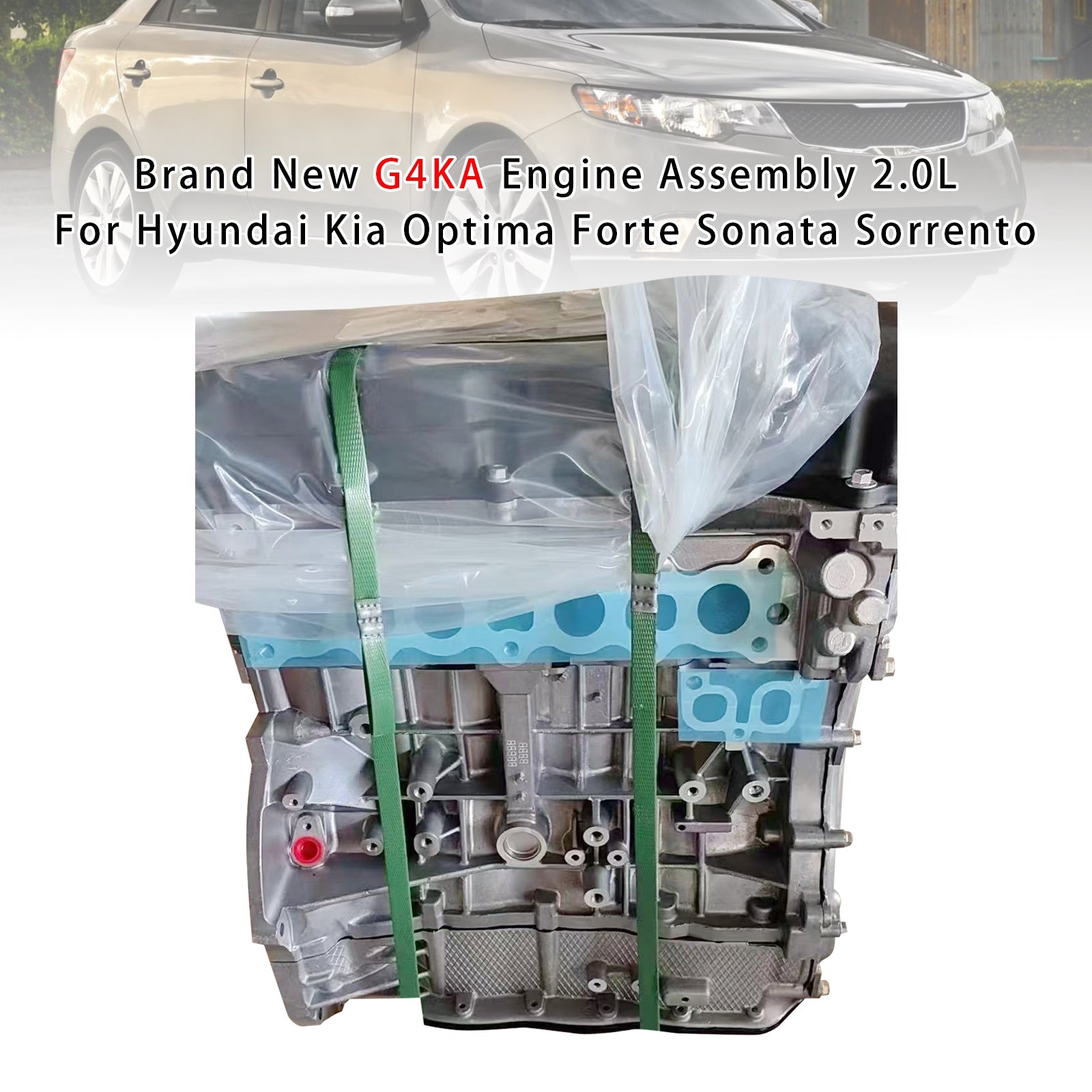 Brand New G4KA Engine Assembly 2.0L For Hyundai Kia Optima Forte Sonata Sorrento
