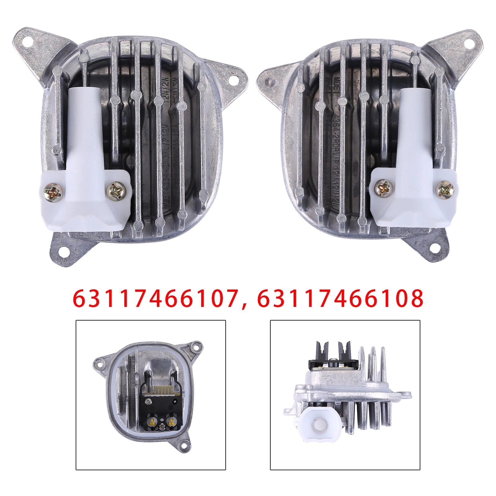 2018-2021 BMW G01 X3 G02 X4 F97 X3M F98 X4M Left+Right DRL LED MODULE White 63117466107 63117466108