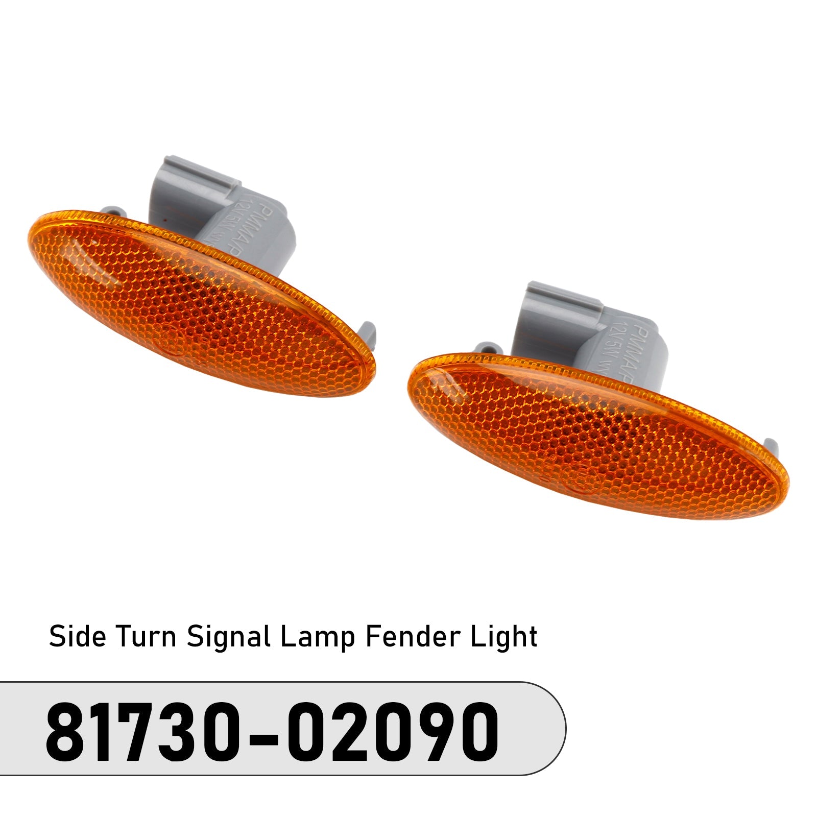 Side Turn Signal Lamp Fender Light for Toyota Corolla Camry Yaris 81730-02090