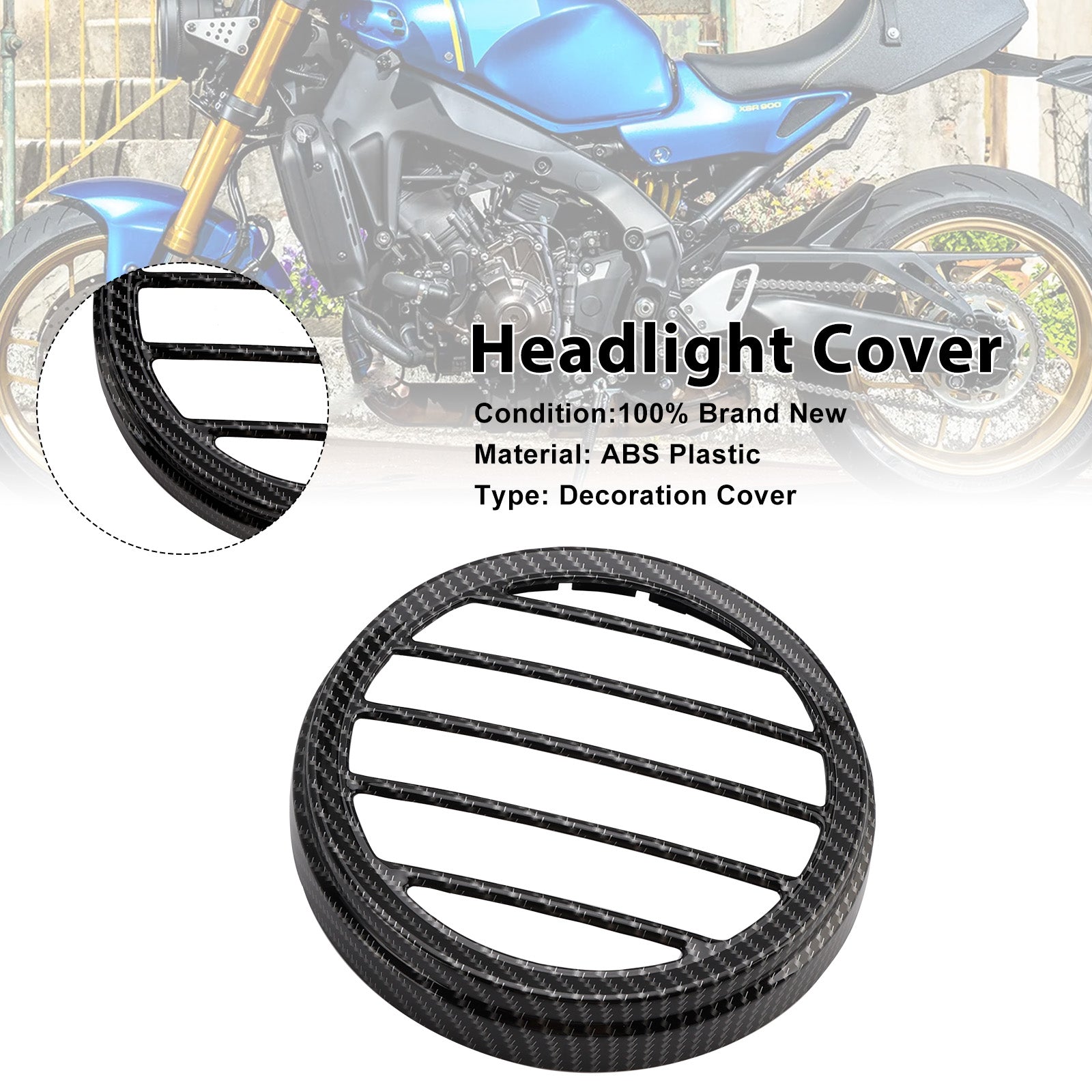 2022-2025 Yamaha XSR900 Front Nose Headlight Cover Fairing