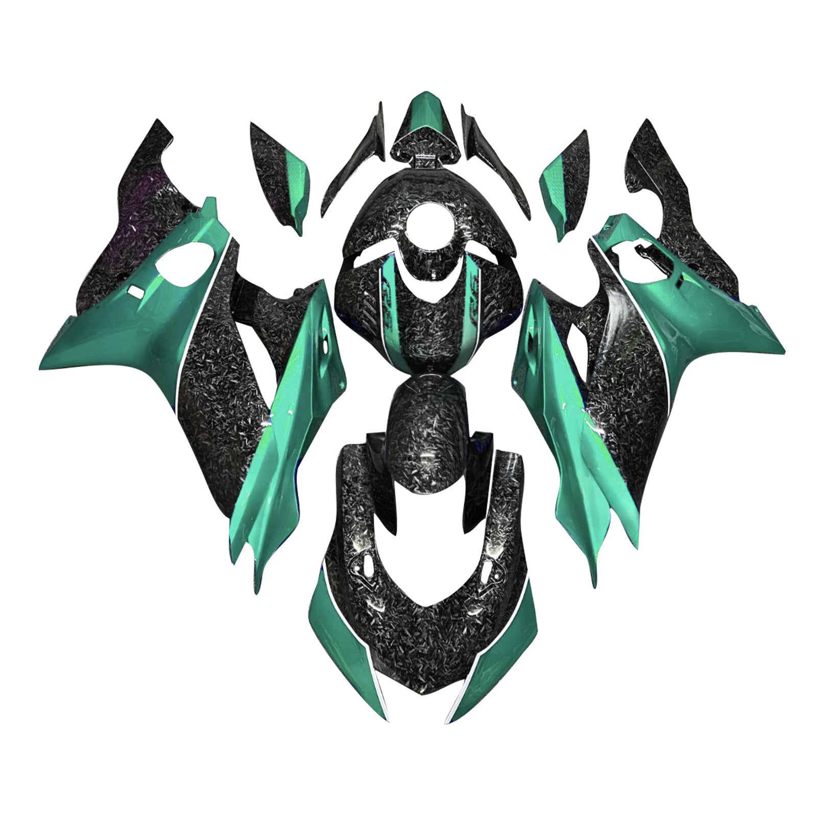 Injection Fairing Kit Bodywork Plastic ABS fit For Yamaha YZF-R6 2017-2023