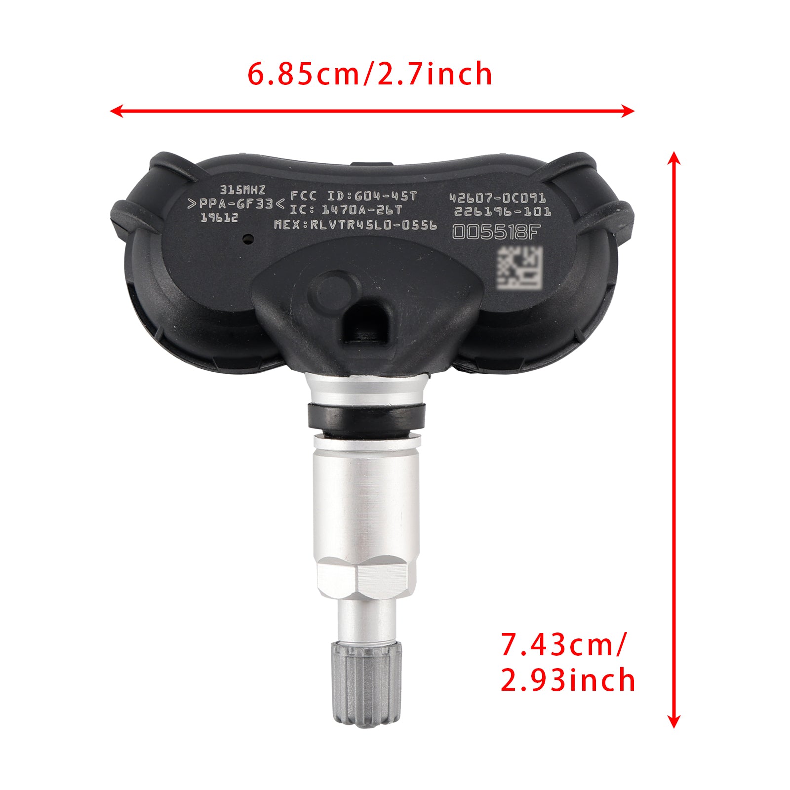 4X TPMS Tire Pressure Sensor For Toyota RAV4 Highlander Tundra 426070C091