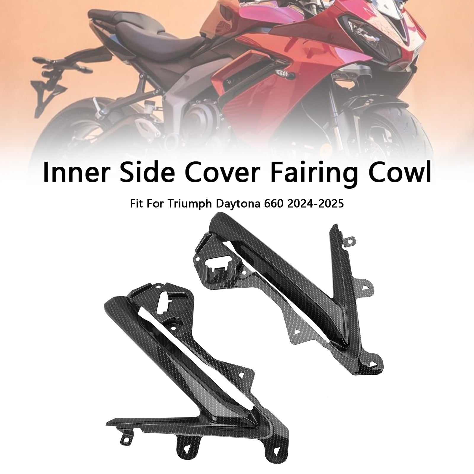 2024-2025 Daytona 660 Inner Side Cover Fairing Cowl