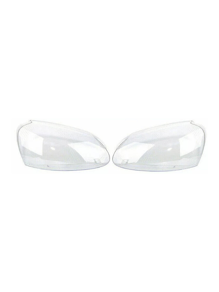 2PCS Front Headlight Lens Headlamp Clear Cover 1K6941005S For VW MK5 2005-2009