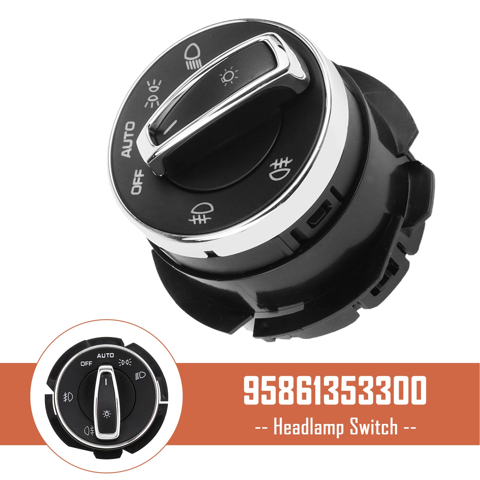 95861353300 Headlamp Switch for Porsche 2011-2016 Cayenne 2015-2018 Macan
