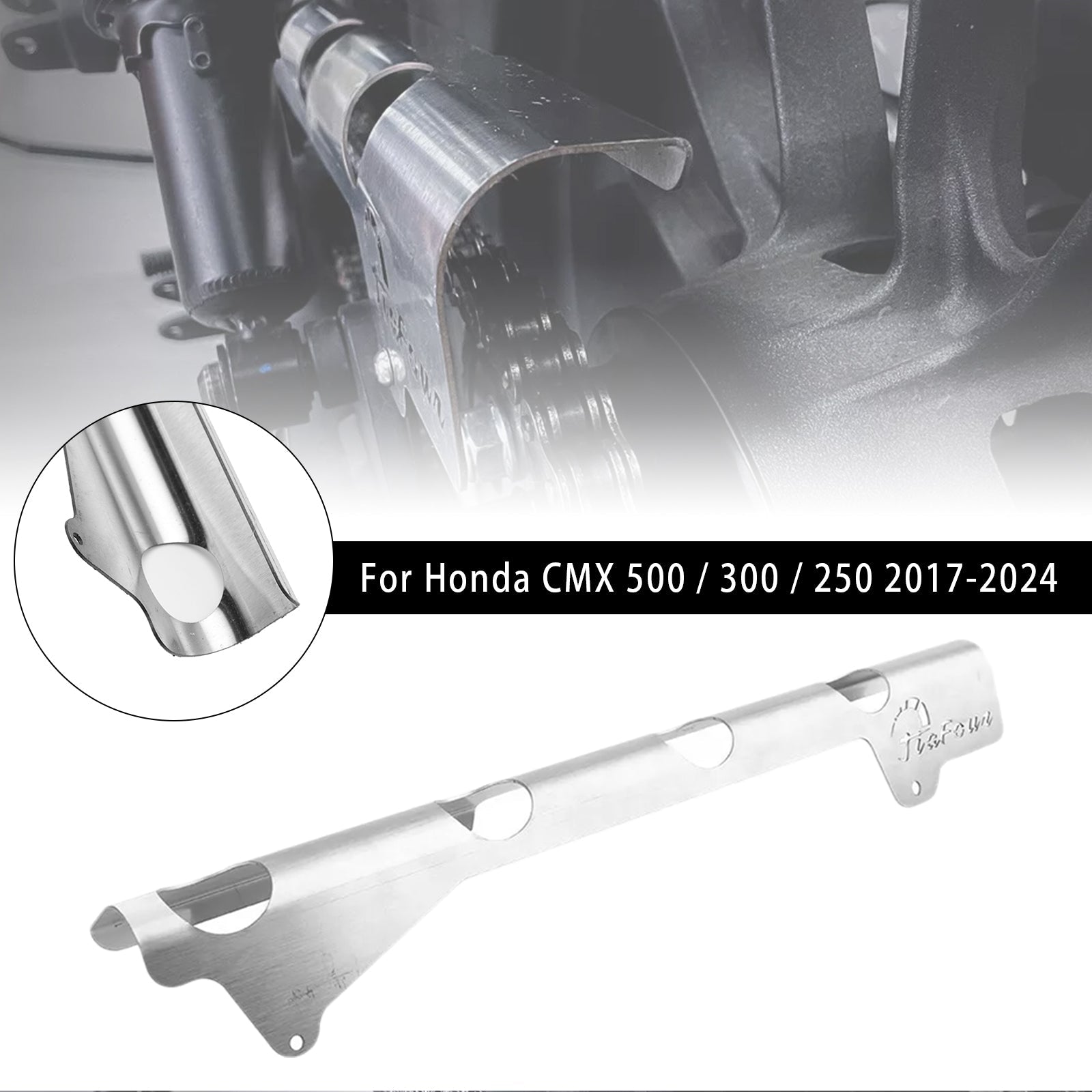 Honda Rebel CL의 체인 가드 커버 프로텍터 CL 250 300 500 cm CMX 17-24