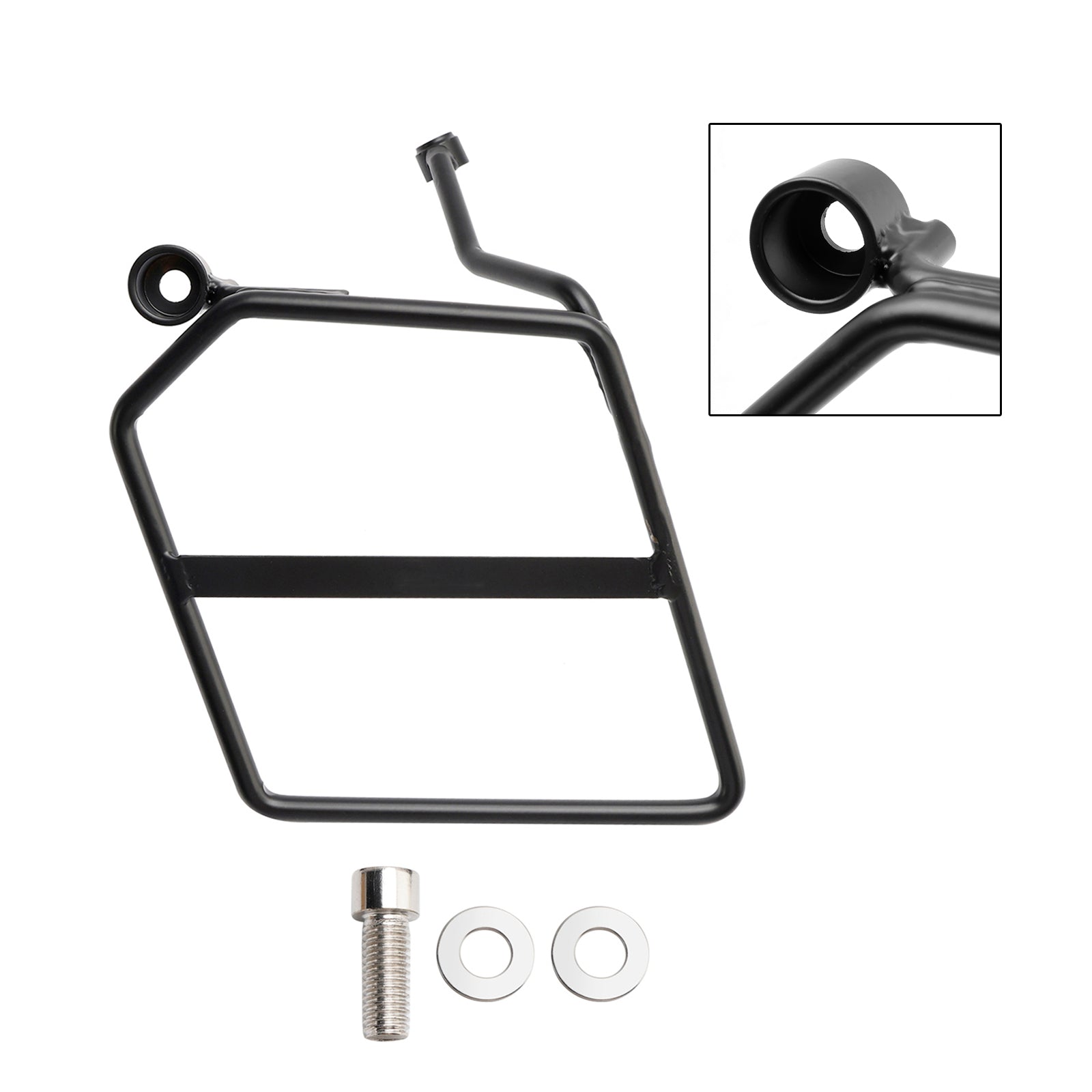 2018-2024 Honda Monkey 125 Luggage Rack Side Saddle Bag Mount Bracket Left Black