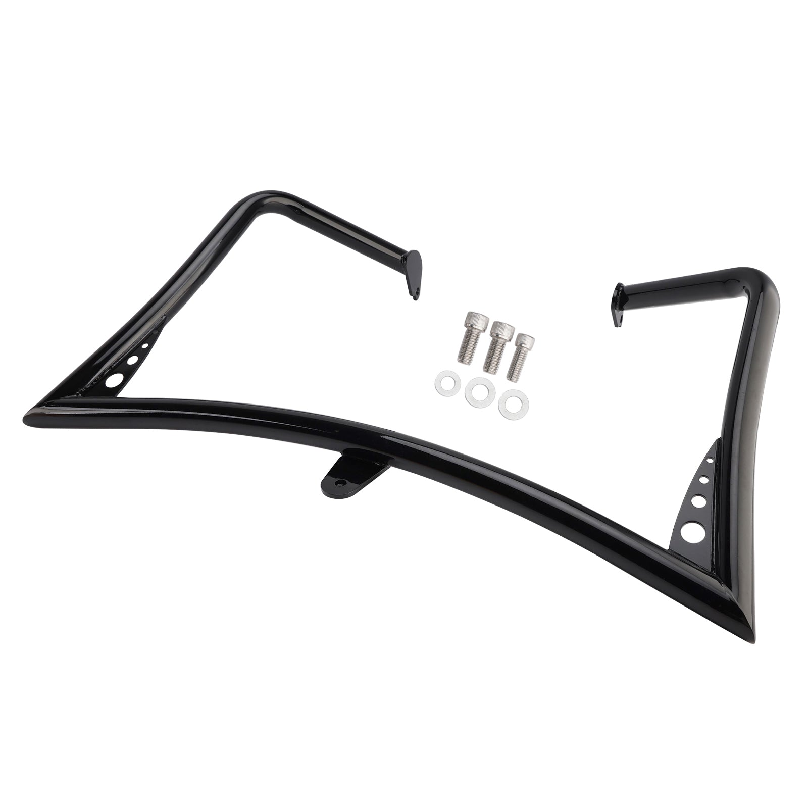 1997-2008 Ultra Classic Electra Glide FLHTCU Engine Guard Frame Anti-Crash Bumper Protector Black