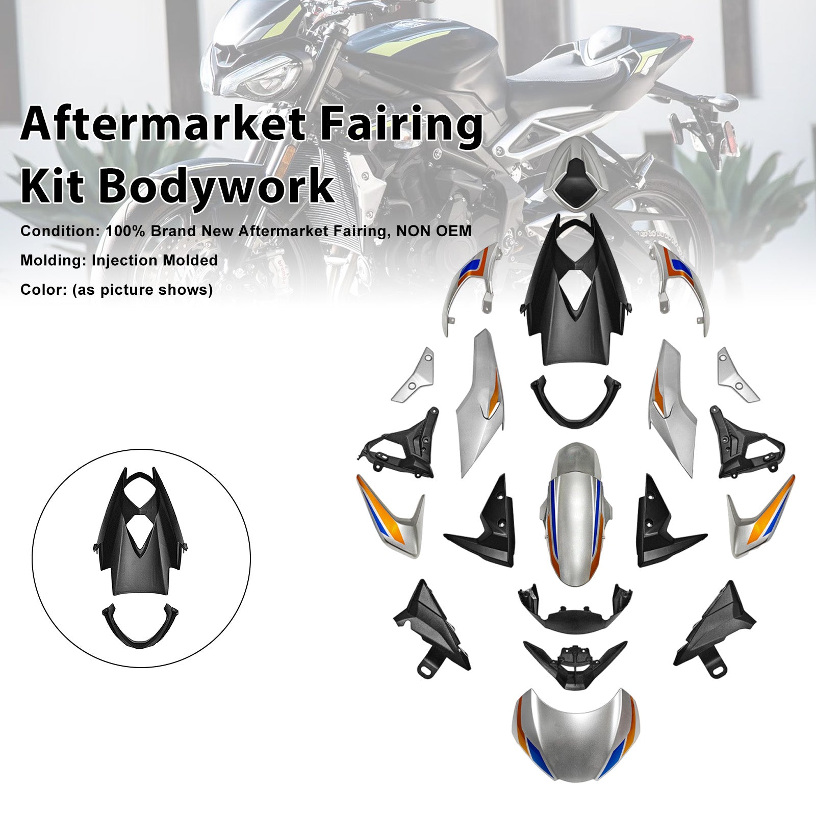 2020-2022 for Street Triple 765 R/RS Injection Bodywork Fairing Kit