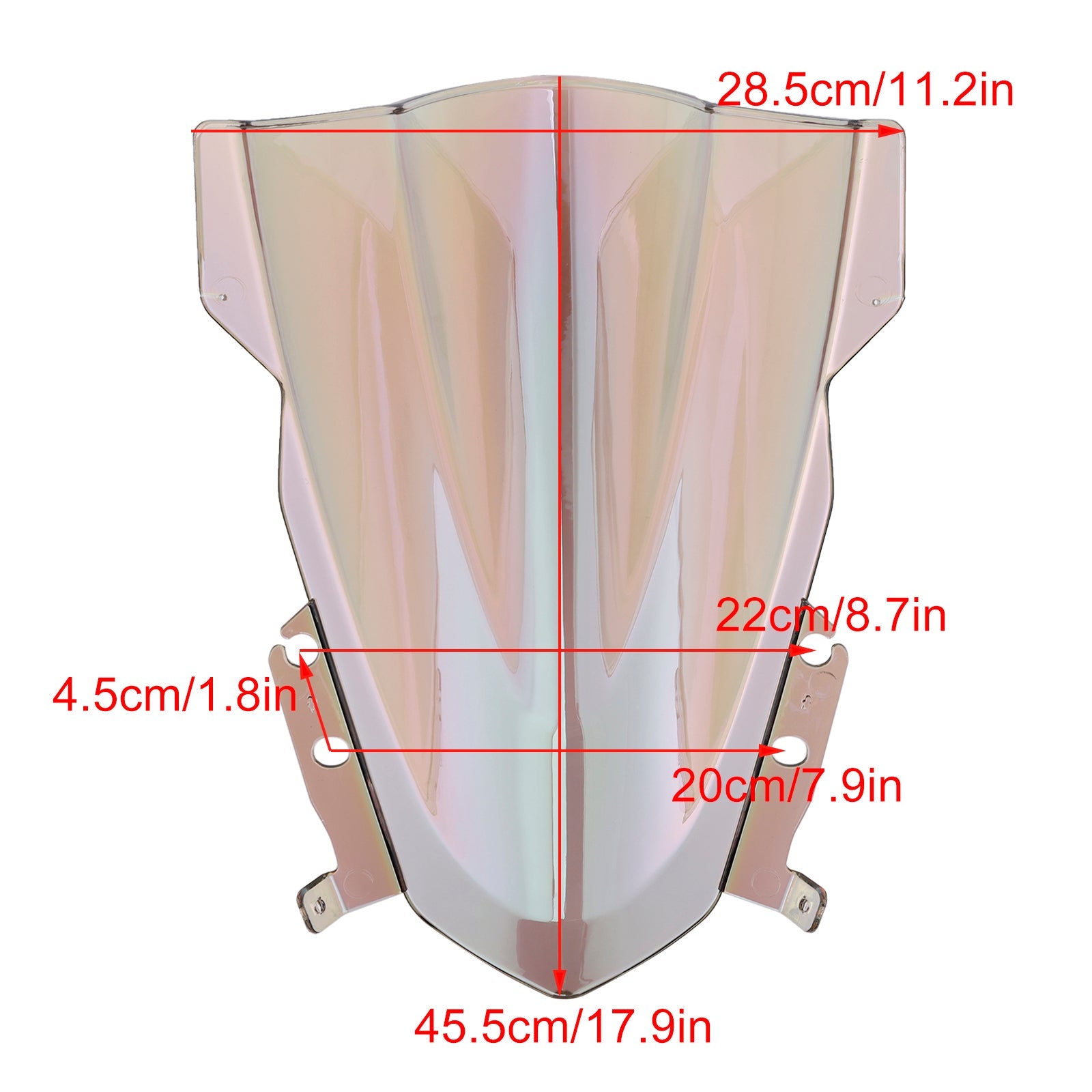 2024-2025 Daytona 660 Motorcycle Windshield WindScreen