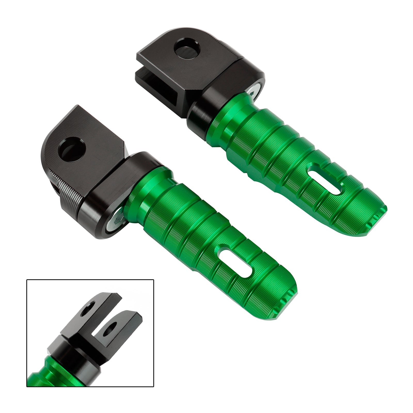 Front Footrests Foot Pegs fit for KAWASAKI ZX-4R ZX-4RR 24-25 NINJA 400 2018-2024