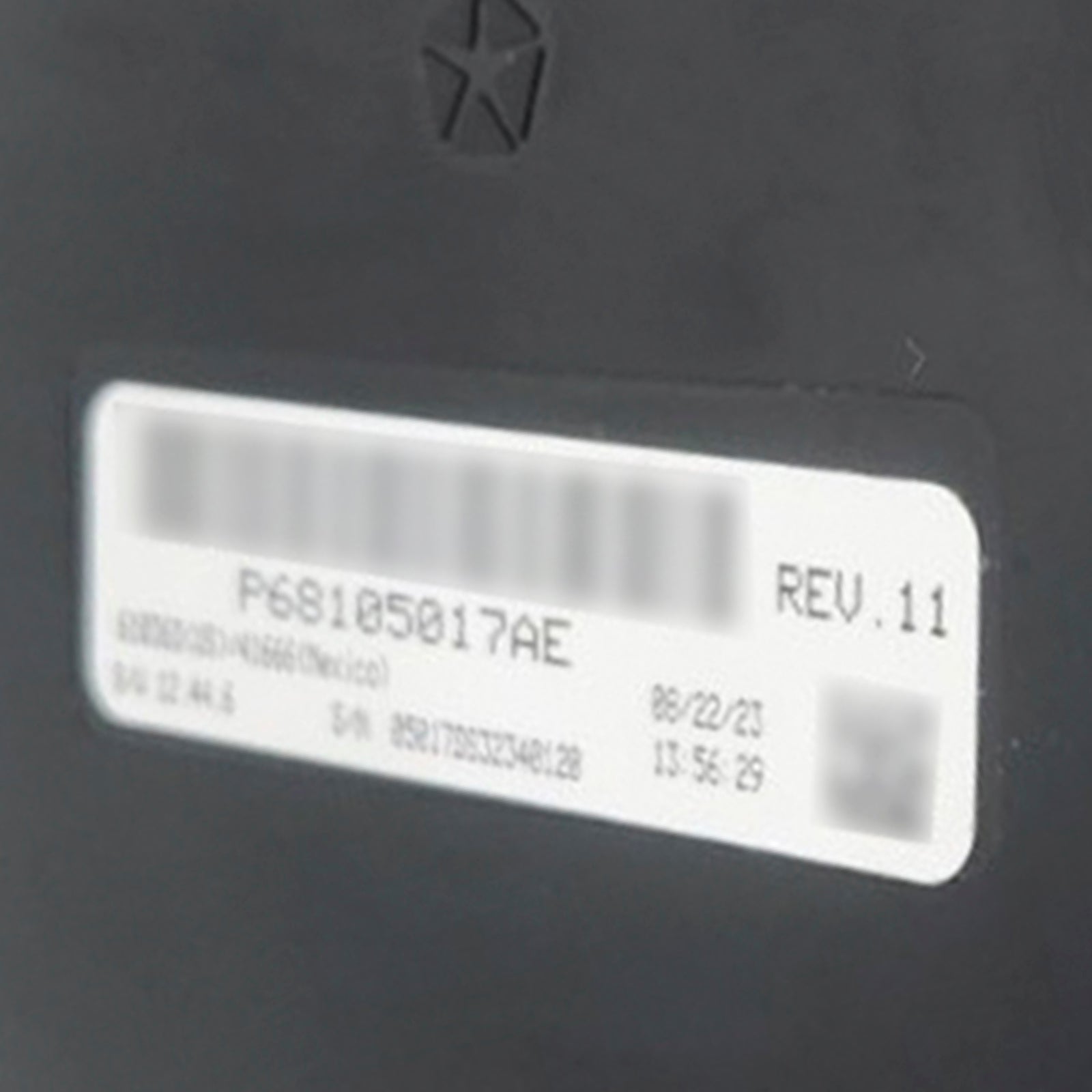 2013-2014 Ram 1500 2500 3500 4500 5500 A/C Heater Control Module 68105017AE