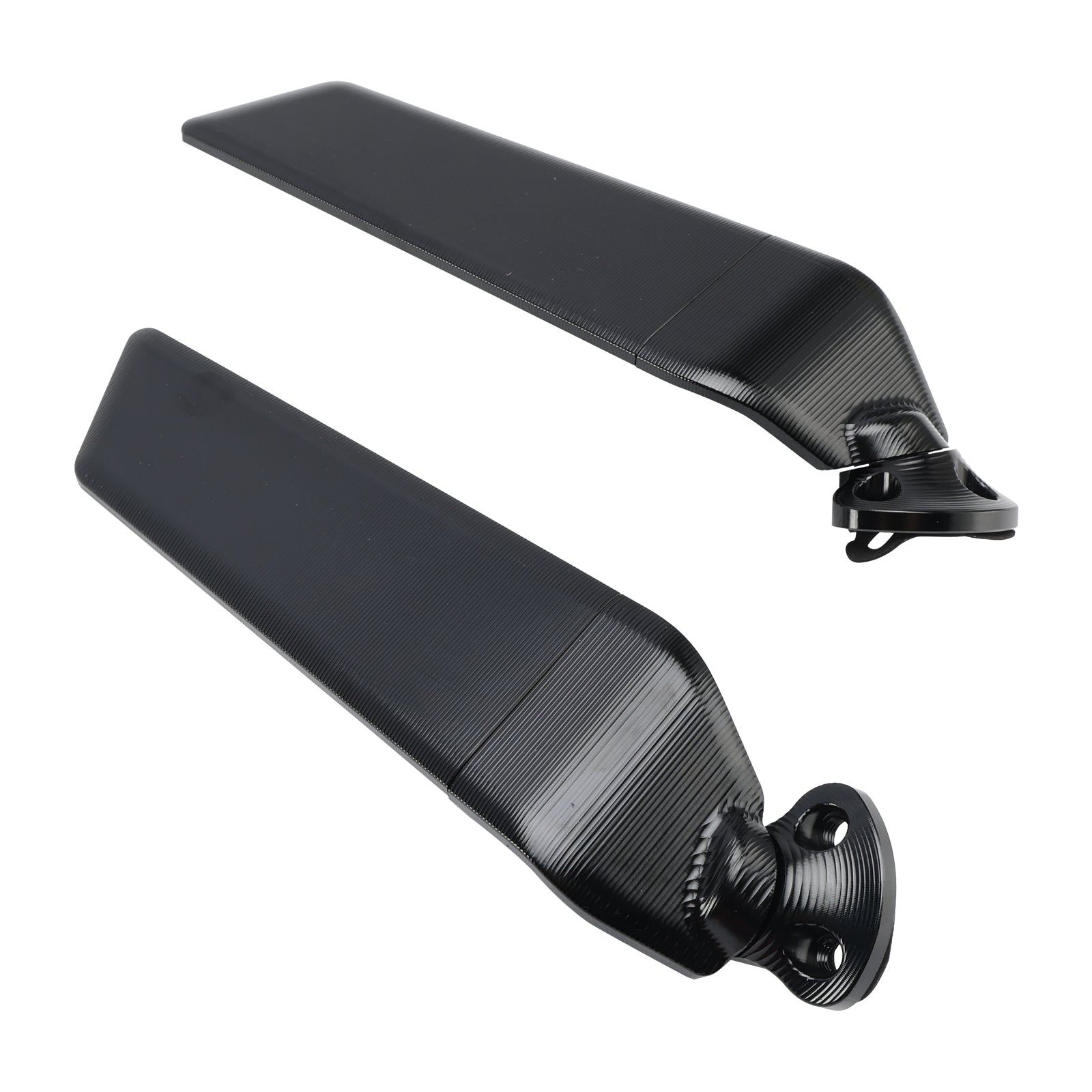 BMW S1000RR S 1000 RR 2009-2018 CNC 스위블 윙 미러 블랙 쌍