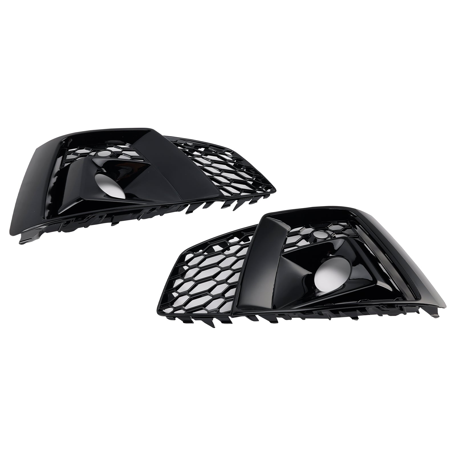 2020-2023 Audi A5 S-line S5 2PCS Front Bumper Fog Light Cover Grille 8W6807682T3Q7