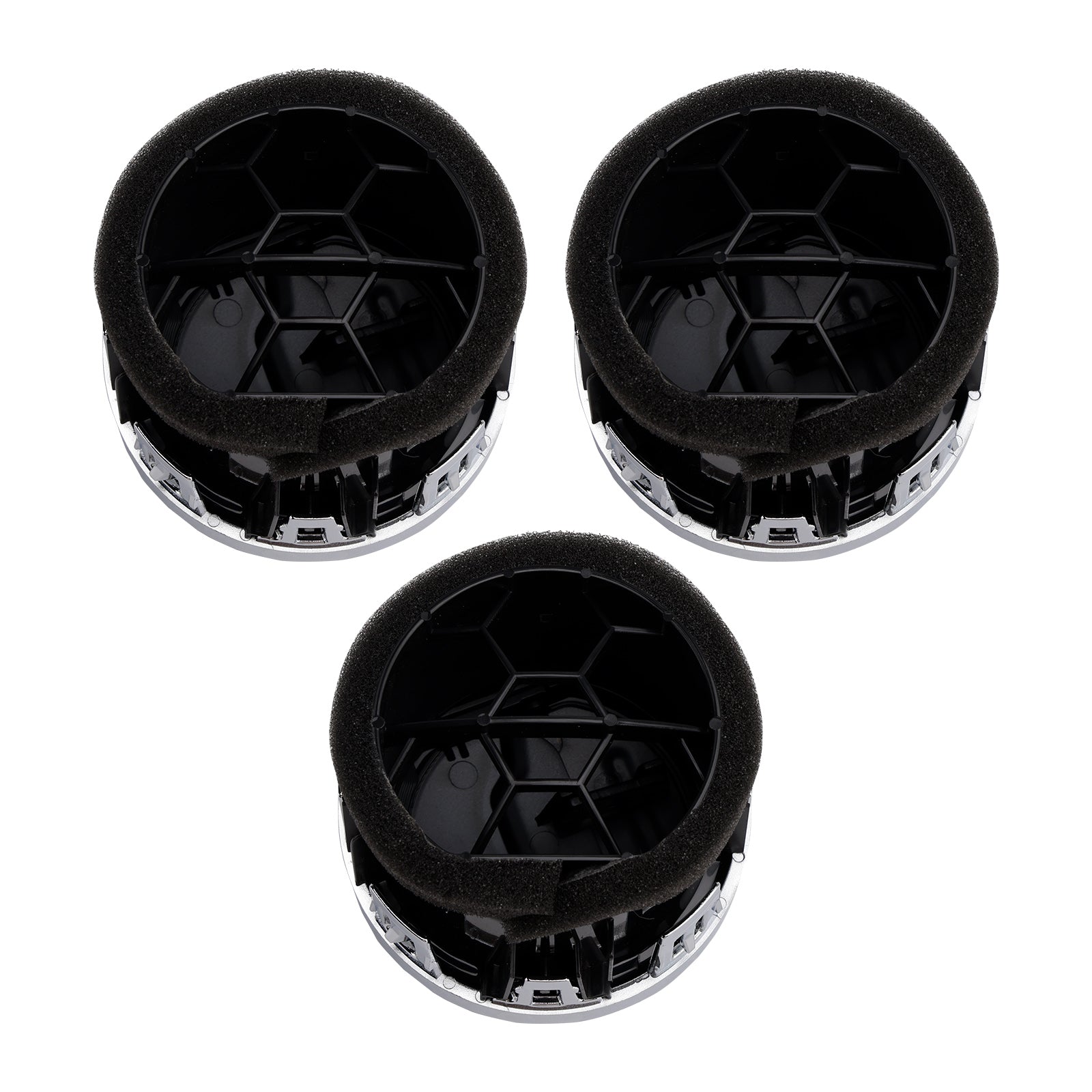 2015-2022 Ford Mustang 3X Center Dashboard A/C Air Vent Louvre FR3Z-19893-AE