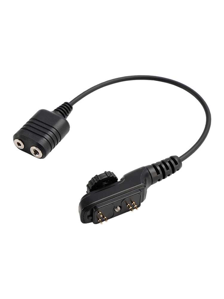 K Interface Headset Port Converter Cable for Hytera HYT PD780 PD700 PD980 PD788G