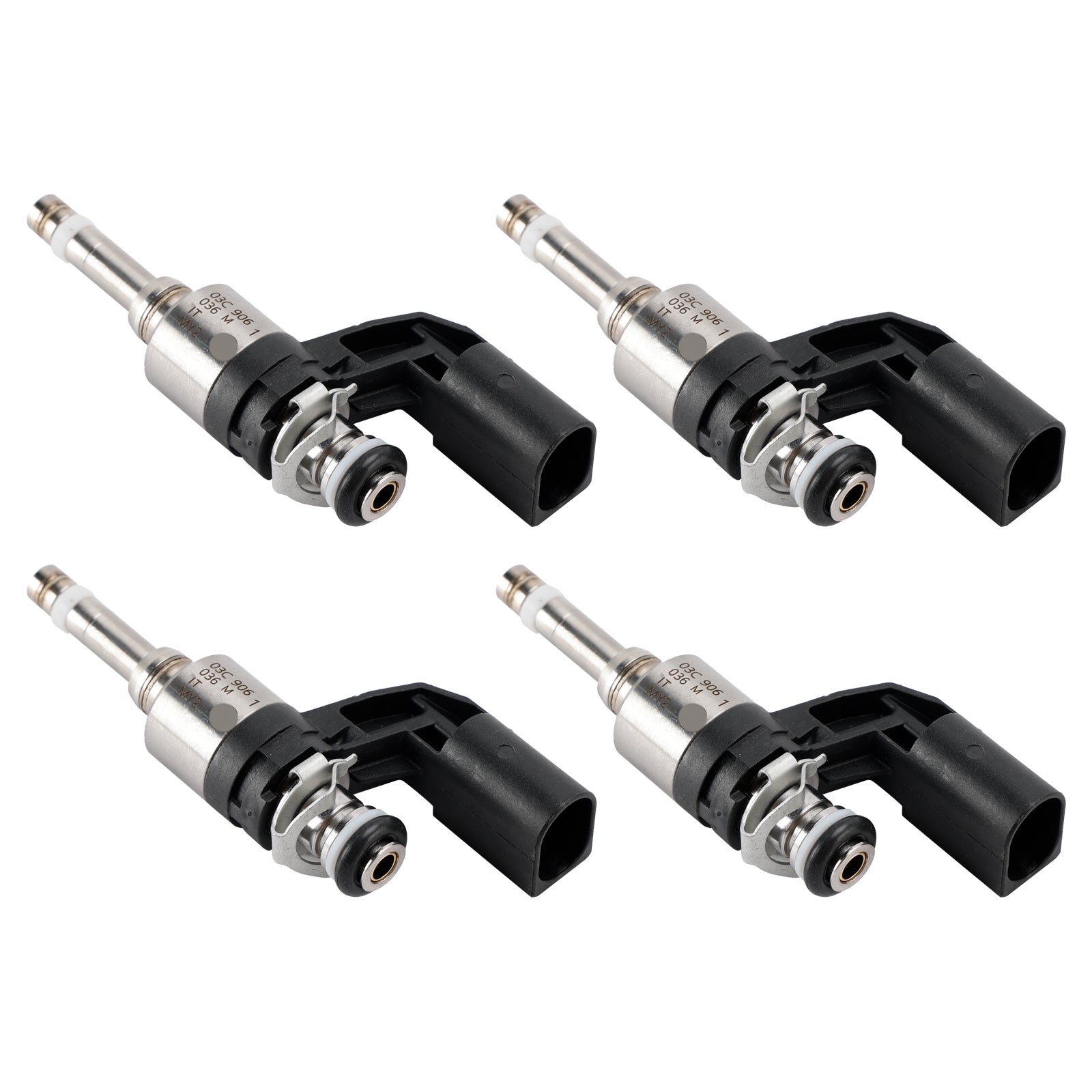 4Pcs Fuel Injector For VW Golf V VI Polo Audi A1 1.4L 03C906036E 03C906036M