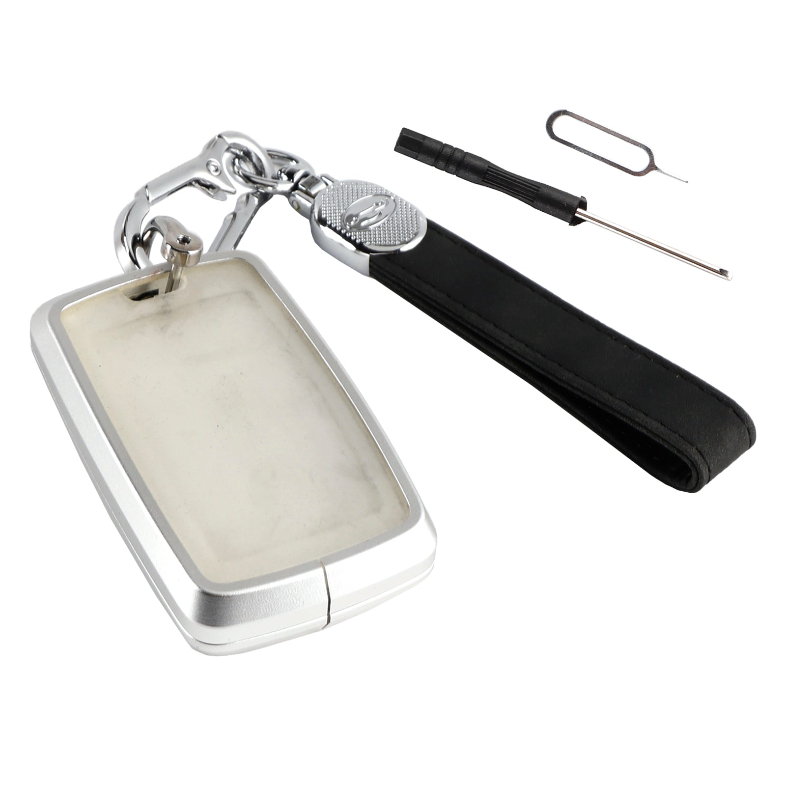 Land Rover Alloy Aluminum TPU Soft Film Car Key Black Case Cover