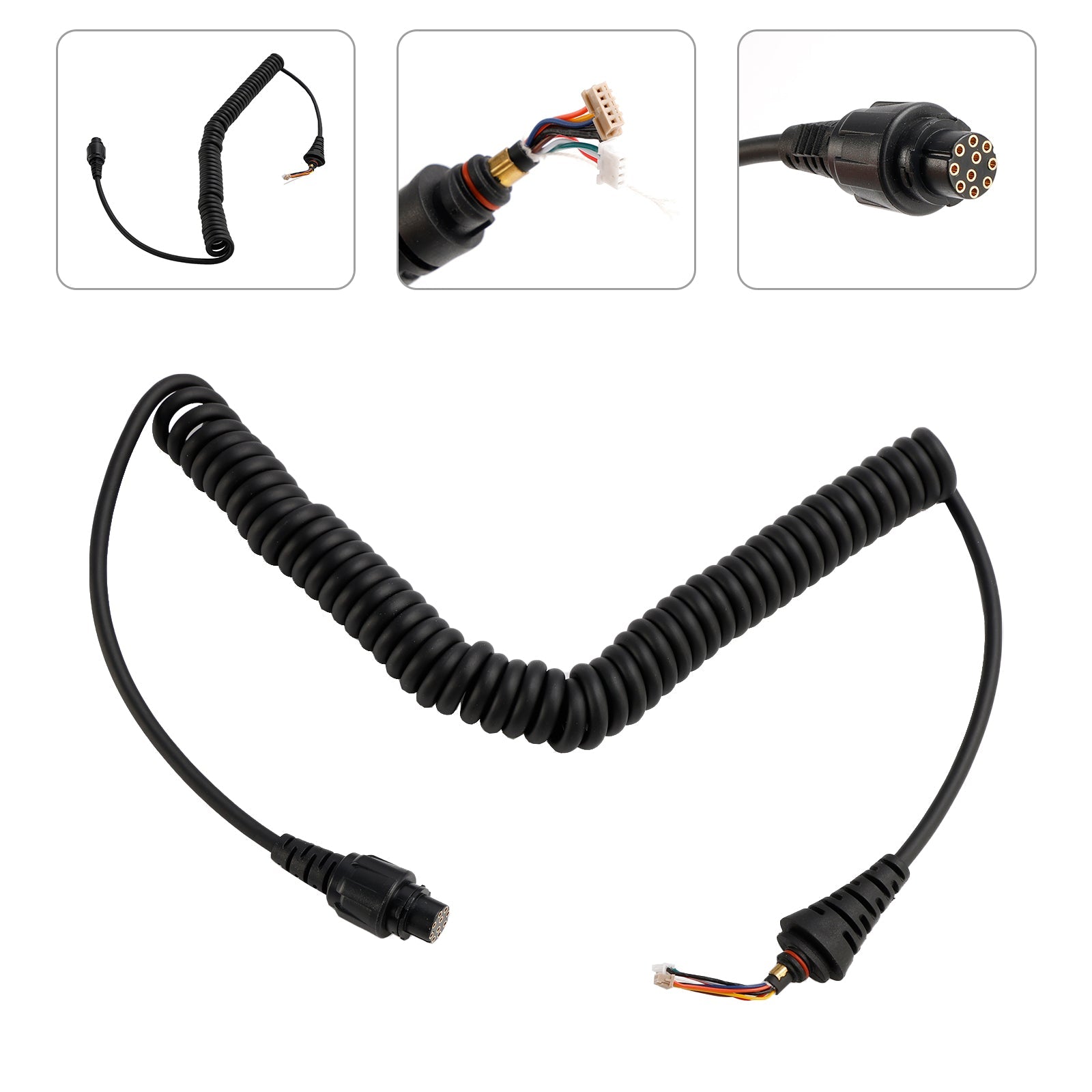 Car SM25A1 Display Screen Hand Microphone Cable For Hytera RD620 MT680 MT68plus