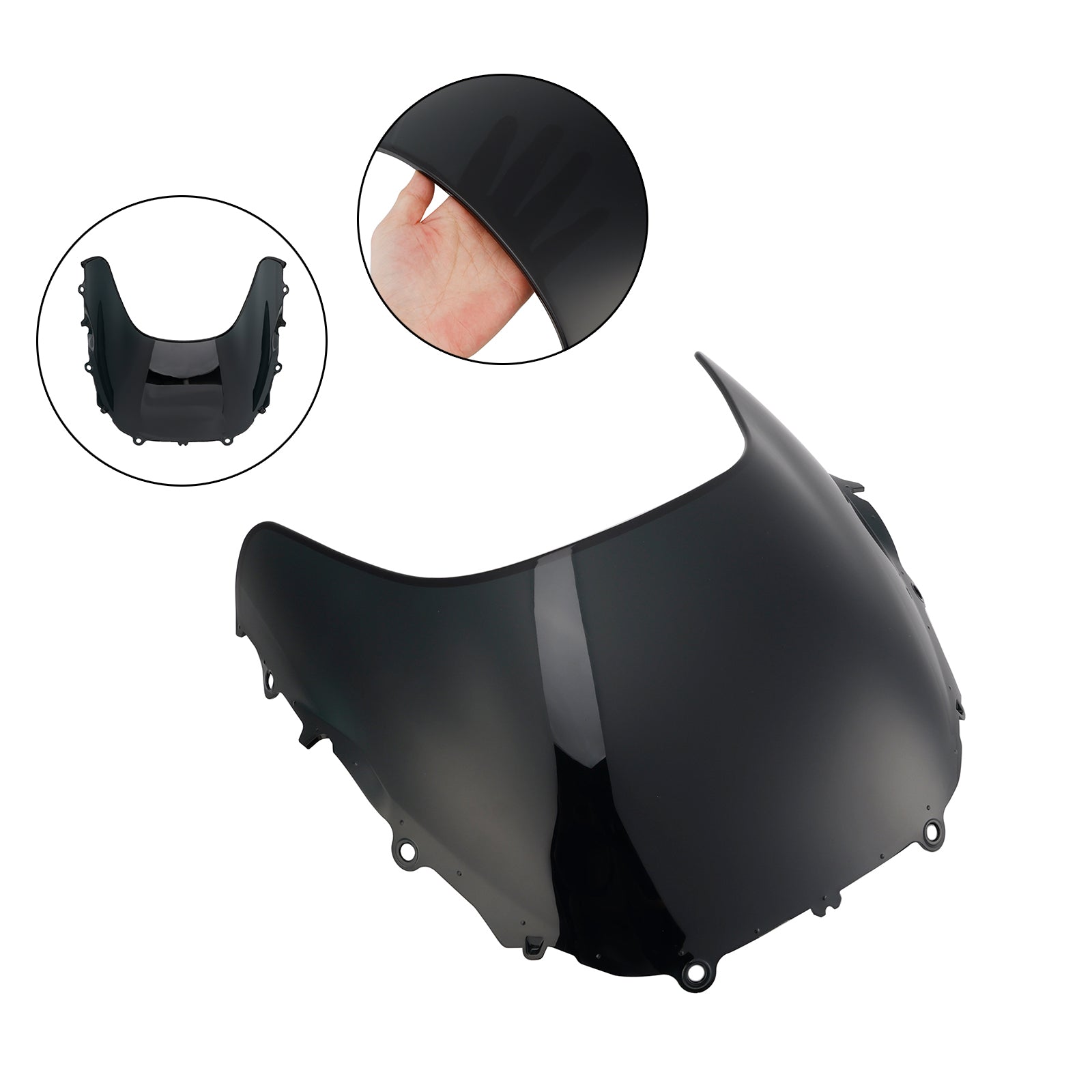 2024-2025 야마하 XSR900 GP 윈드실드 윈드스크린 + 브라켓