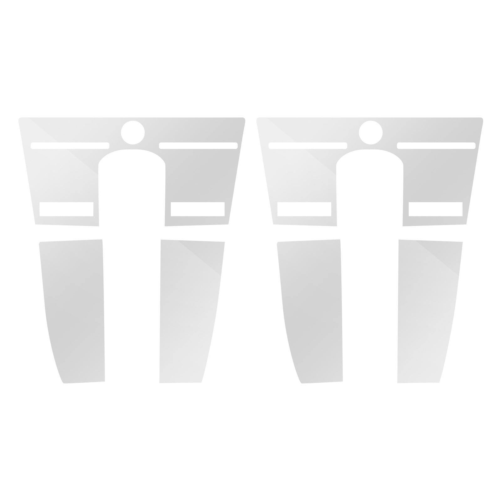 2018-2020 Porsche Cayenne 2.9T 3.0T 2PCS Navigation TPU Screen Protector Film