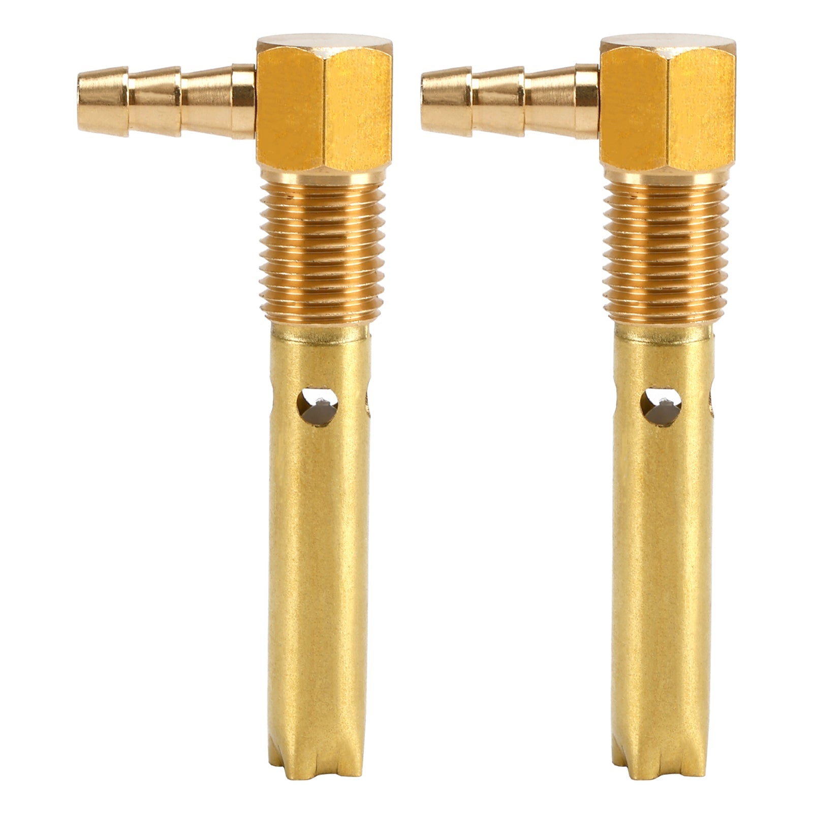 2x 1/4" ID Hose Fuel Tank Vent 1/4"-18NPTF Thread For Both small and large tanks