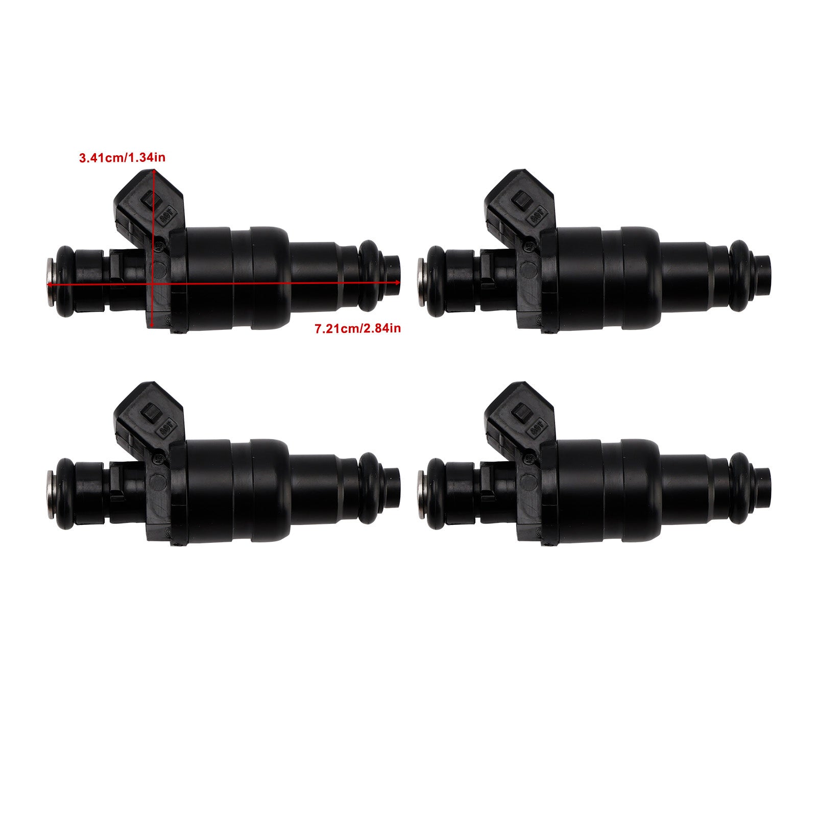 4Pcs Fuel Injector For Mercedes-Benz SLK (R170) 230 Kompressor 96-00 0000788123