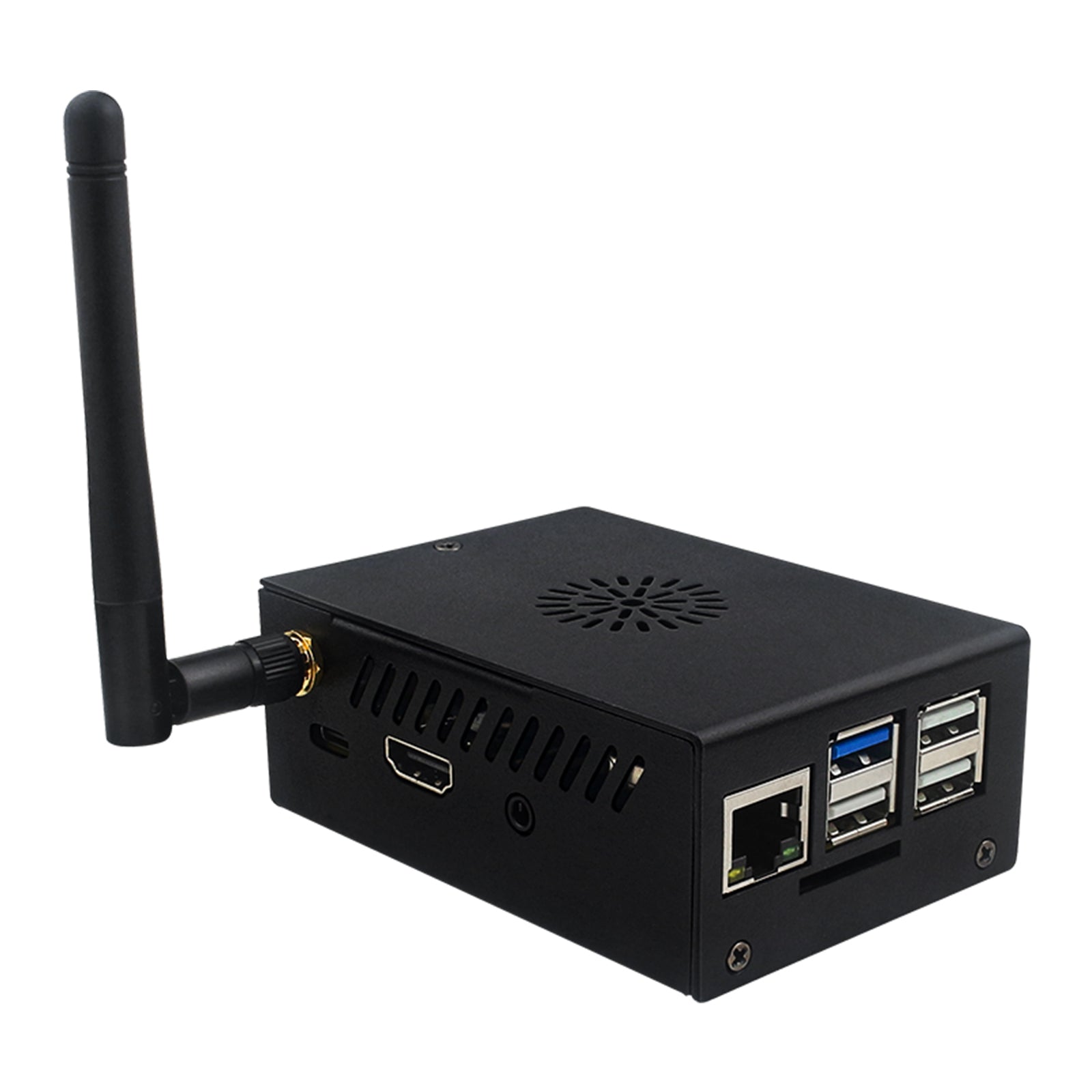 New Orange Pi 3B Metal Case Orange Pi 3B Aluminum Alloy Box Cooling Fan Cool Case