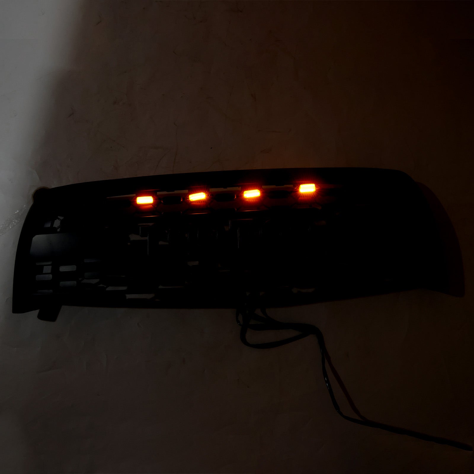 2003-2006 Toyota Tundra W/Light Matte Black Front Bumper Grill Grille