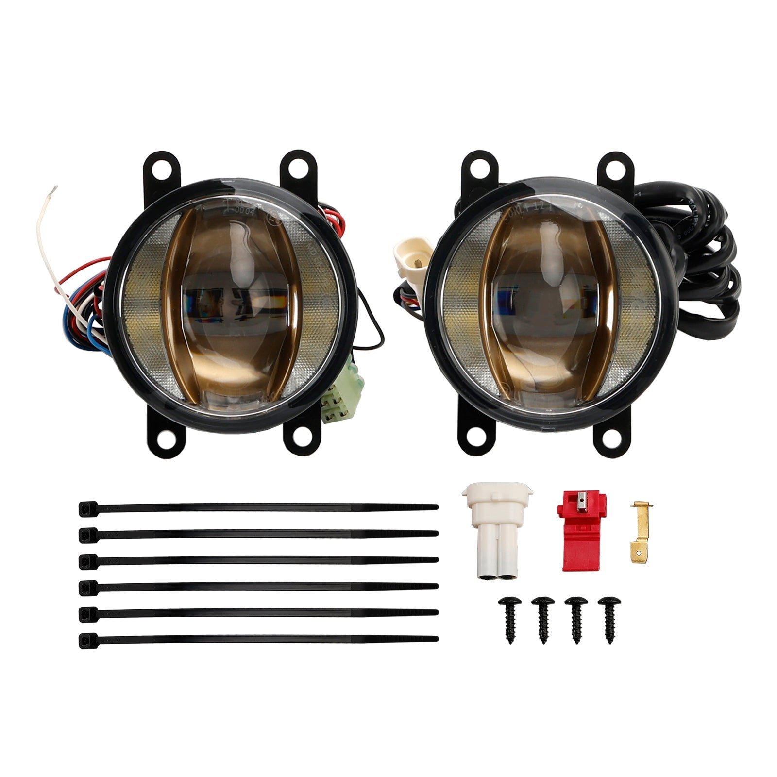 Car Light Ledtiving FOG DRL Gold Edition 90MM 6000K For OSRAM