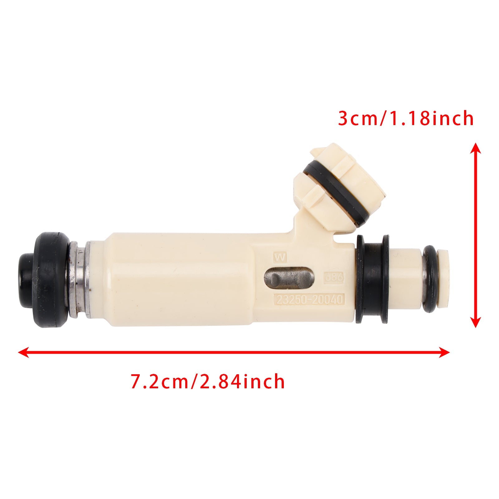 1Pcs Fuel Injector For Toyota Highlander 3.3L V6 2008-2010 23250-20040