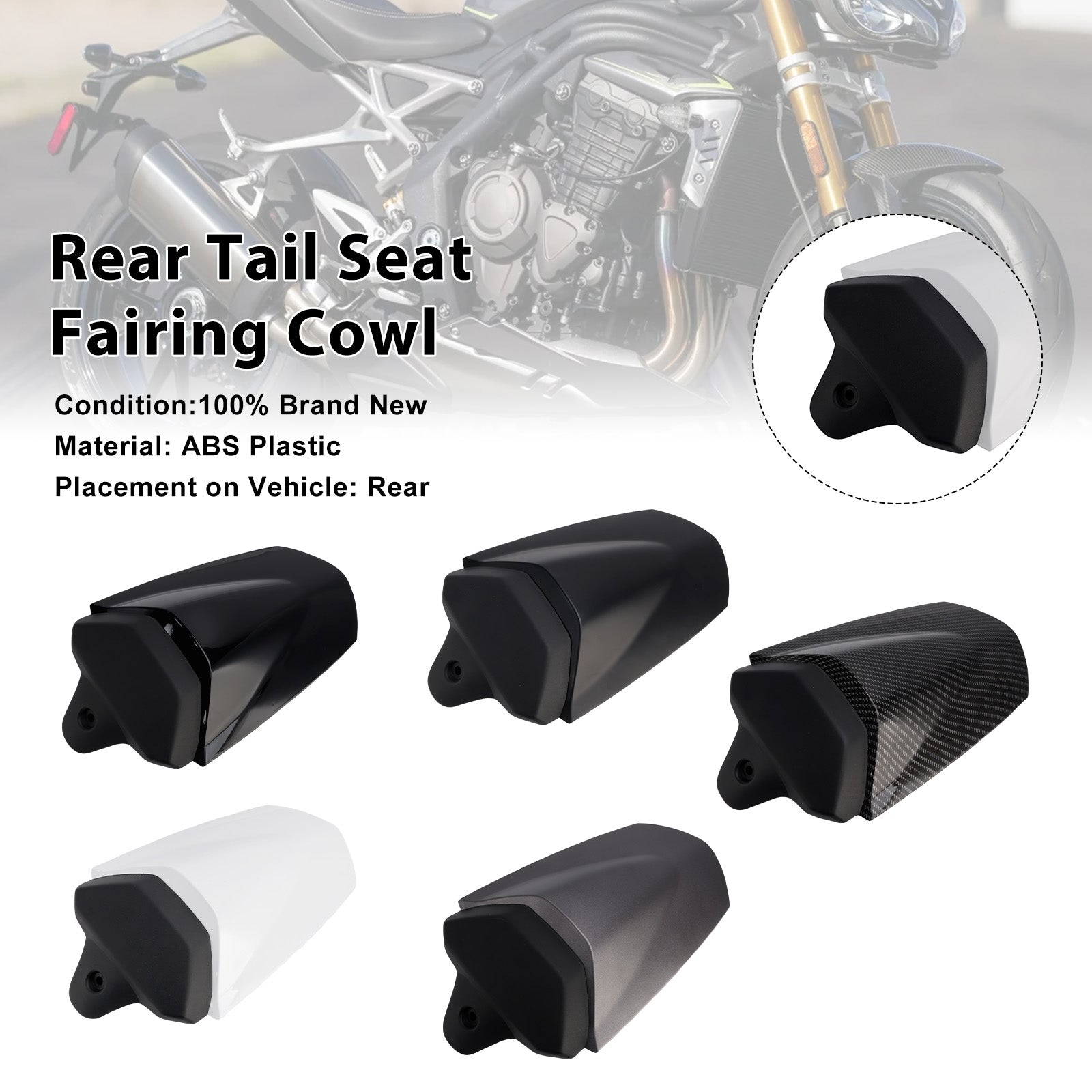2025-2026 For Speed Triple 1200 RS Rear Tail Seat Fairing Cowl Cover