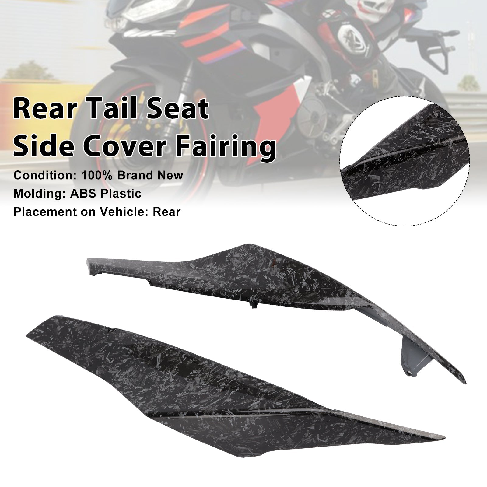 2024-2025 Aprilia RS457 RS 457 Rear Tail Seat Side Cover Fairing