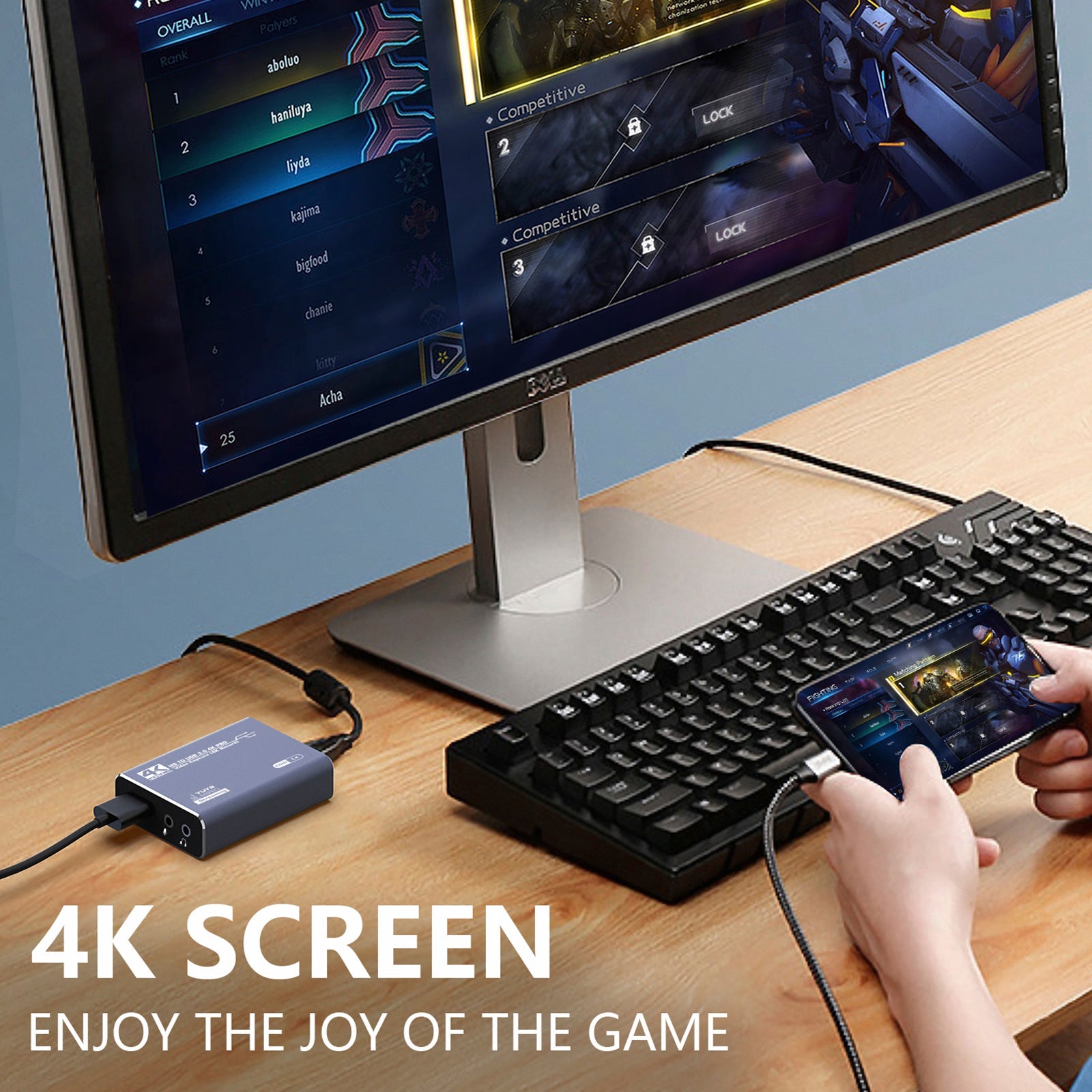 HDMI Acquisition Card 4K Video Live Set-tTop Box Recording Audio Acquisition