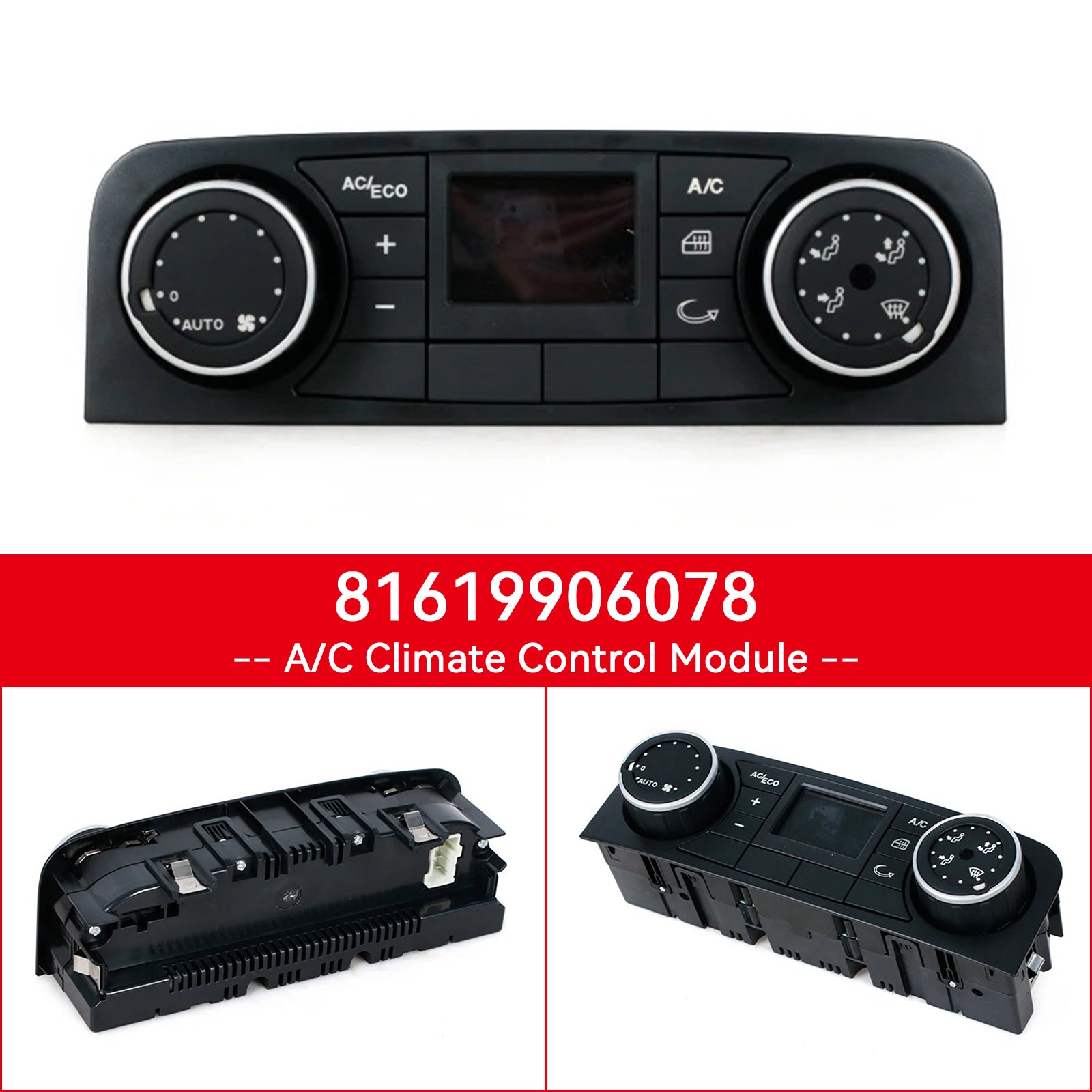 A/C Climate Control Unit Module for MAN TGS TGX TGL TGM Truck 81619906078